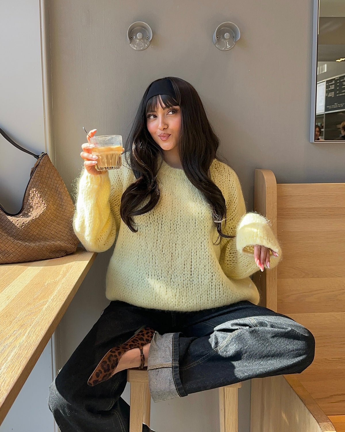 Genevieve Oversize Triko - Sarı