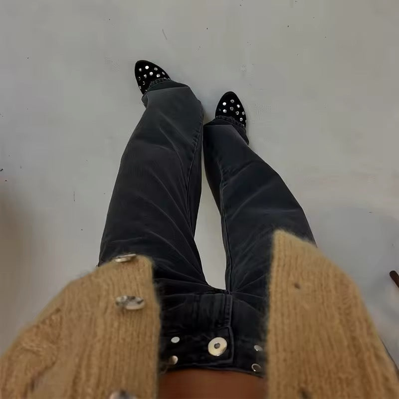 Leopard Patchwork Jean