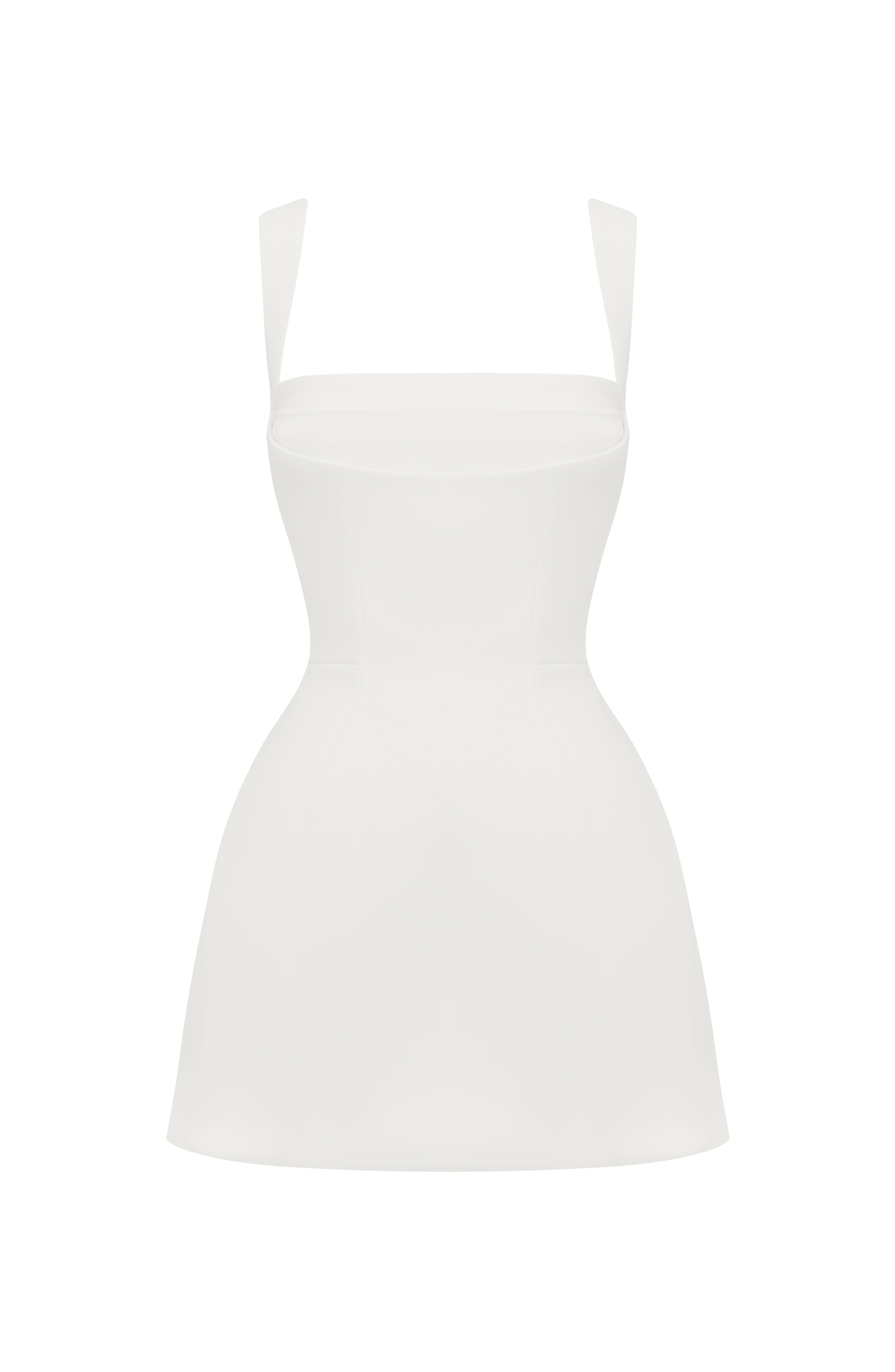 Iona Mini Ekru Elbise