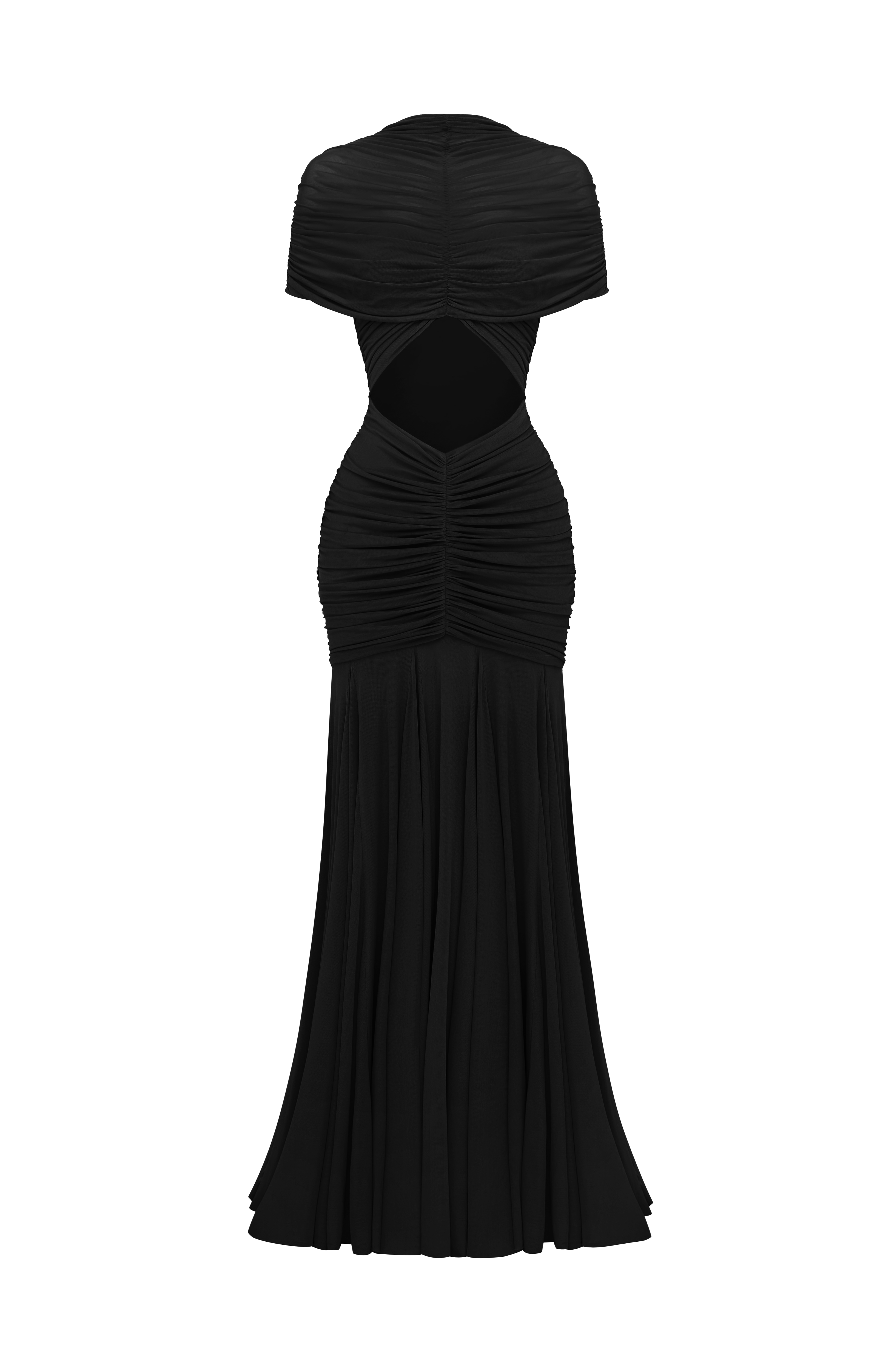 Jaya Siyah Maxi Elbise