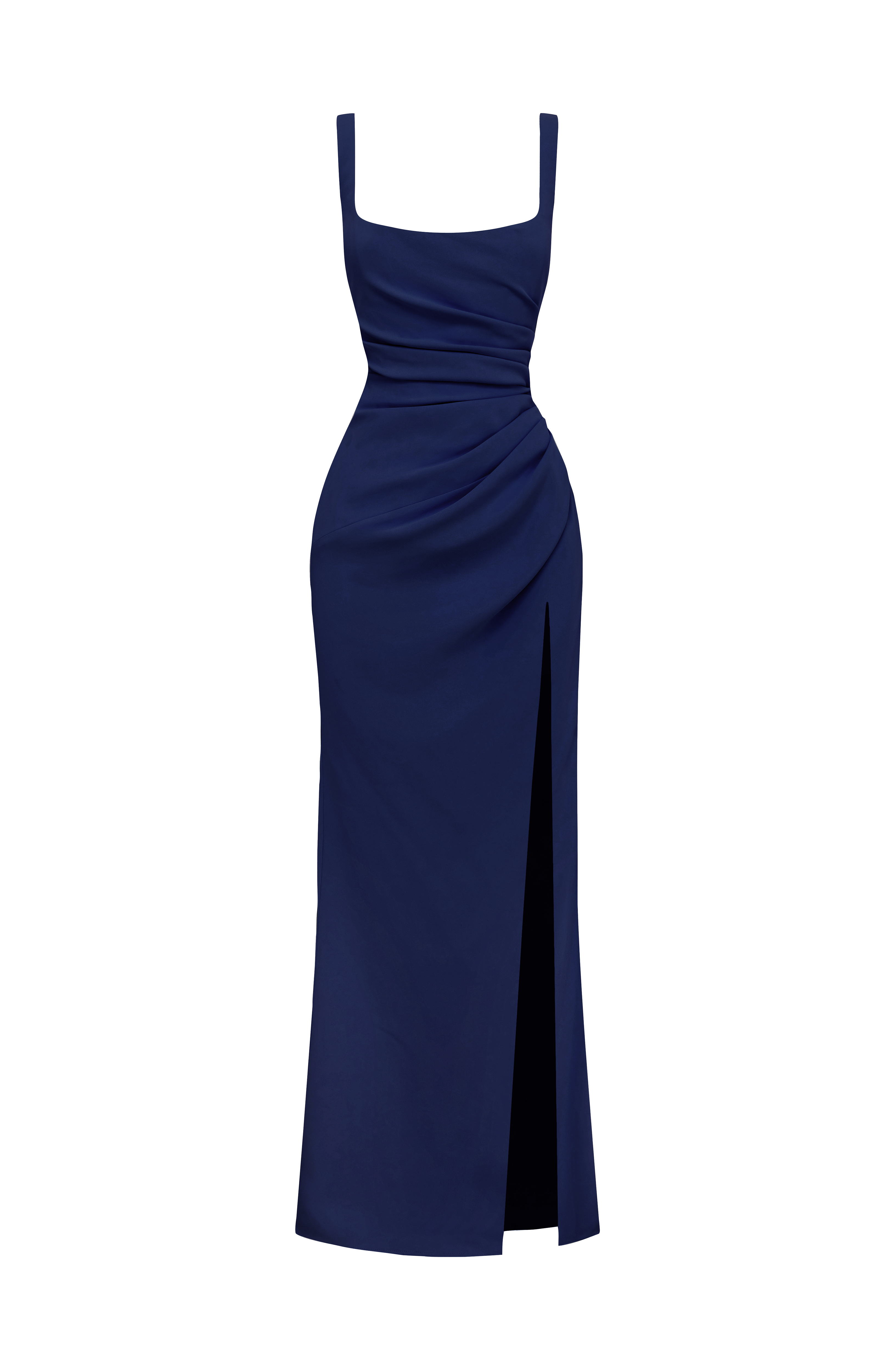 Laleh Lacivert Maxi Elbise
