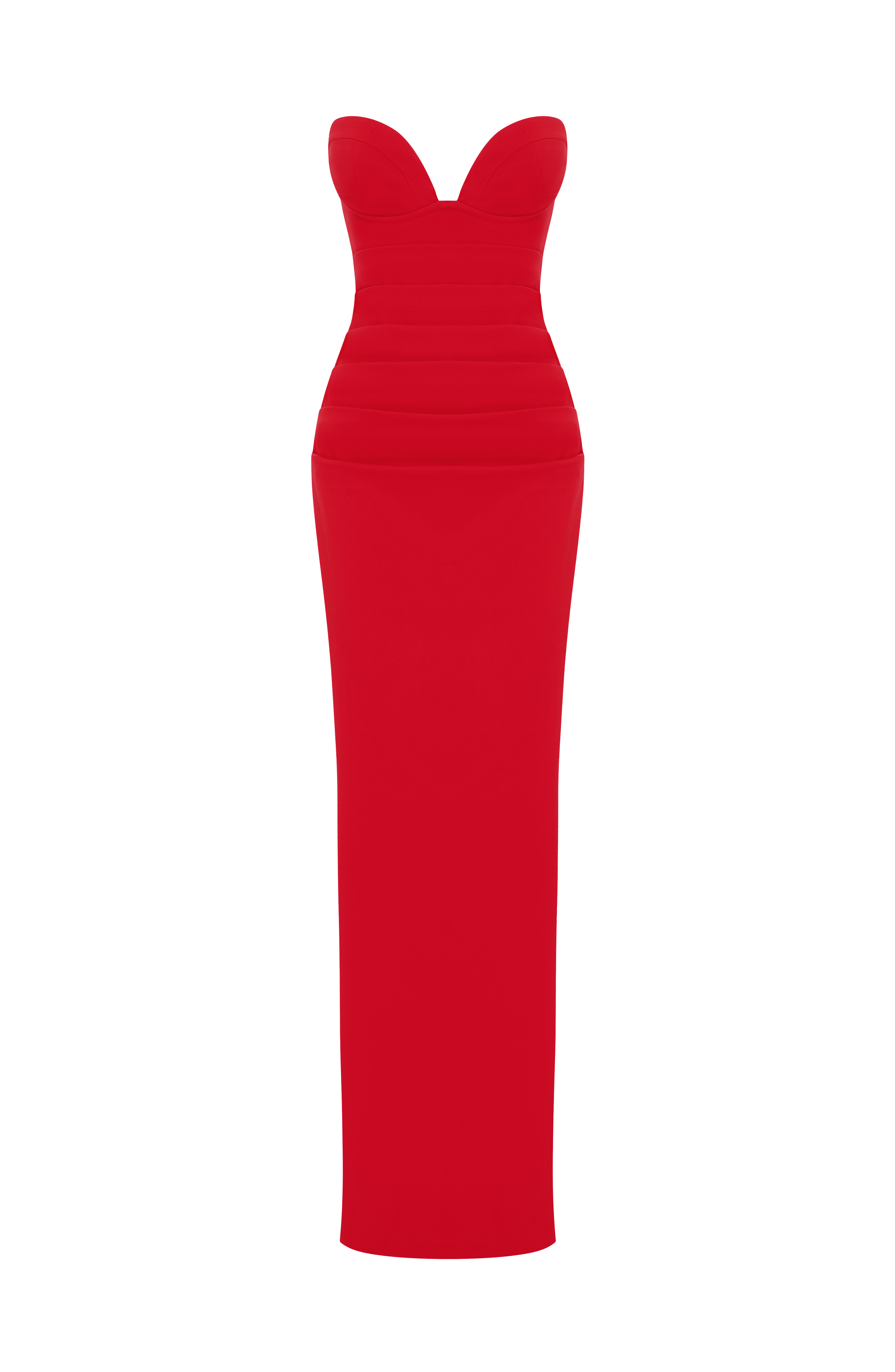 Kırmızı Lindsey Maxi Elbise