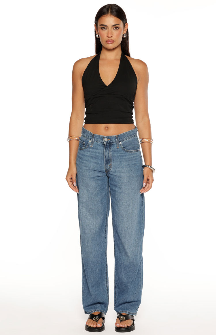 Levi's® Orta Yıkama Kadın Baggy Baba Jean