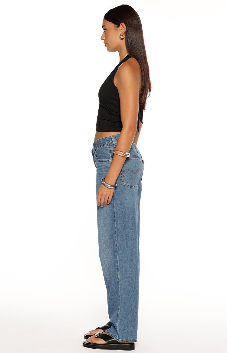 Levi's® Orta Yıkama Kadın Baggy Baba Jean