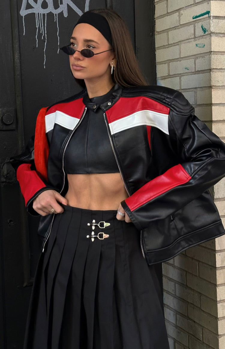 Lioness Üst Model Onyx Biker Ceket