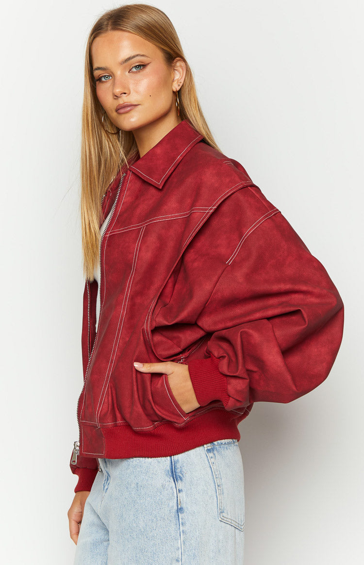 Lioness Vista Kırmızı Bomber Ceket