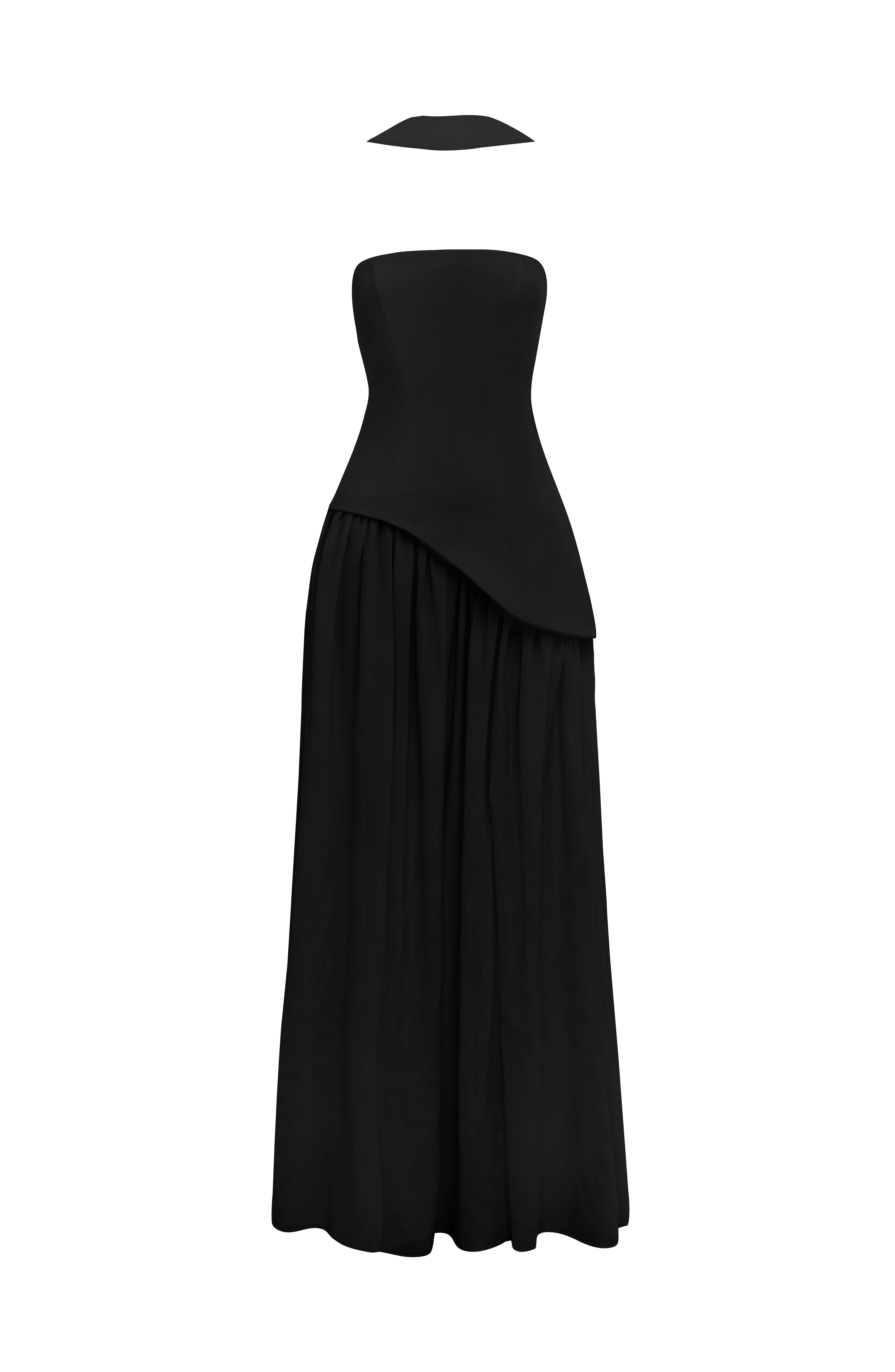 Maliyah Maxi Elbise – Siyah
