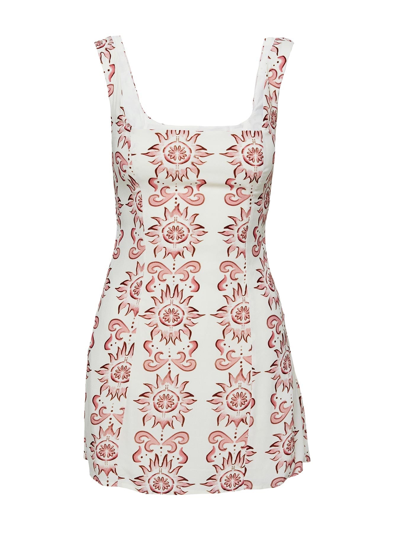 Maris Mini Elbise - Krem ve Pembe Renk Seçenekleri