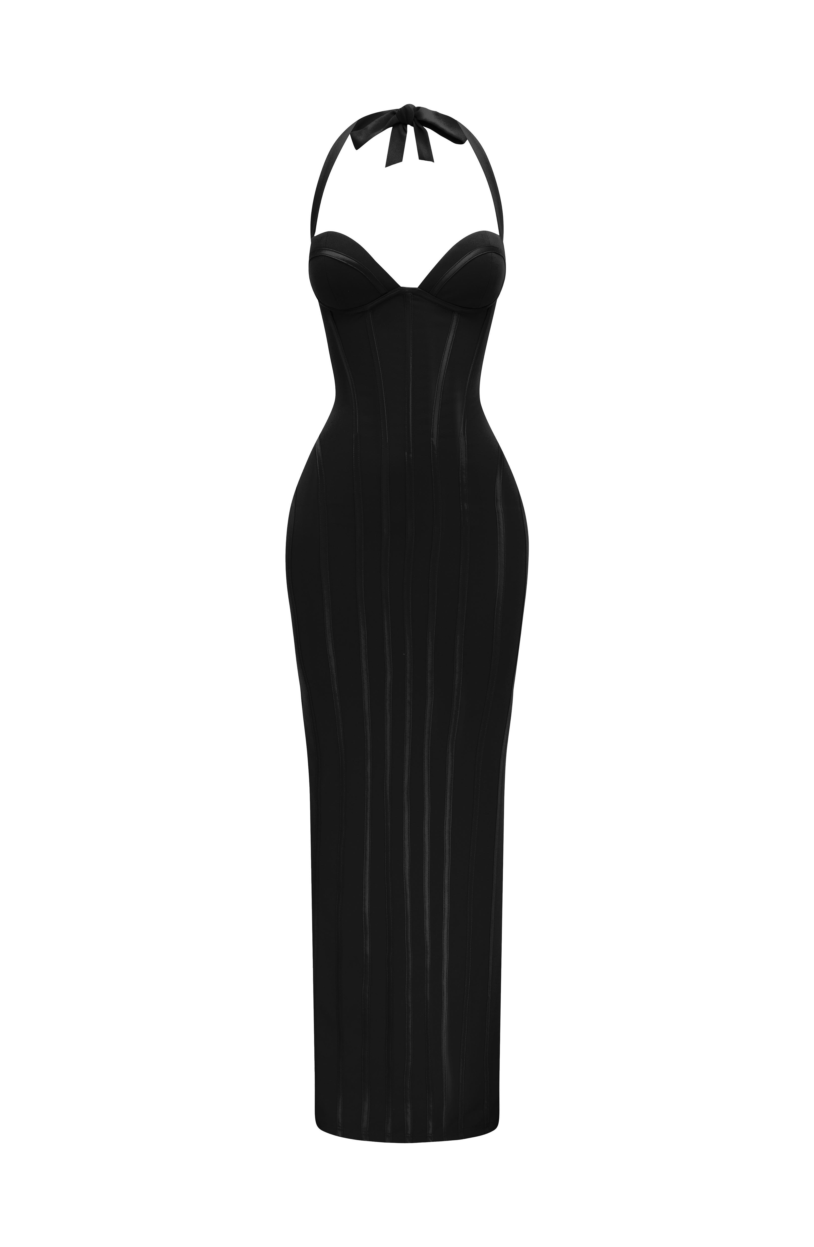 Siyah Nigella Maxi Elbise