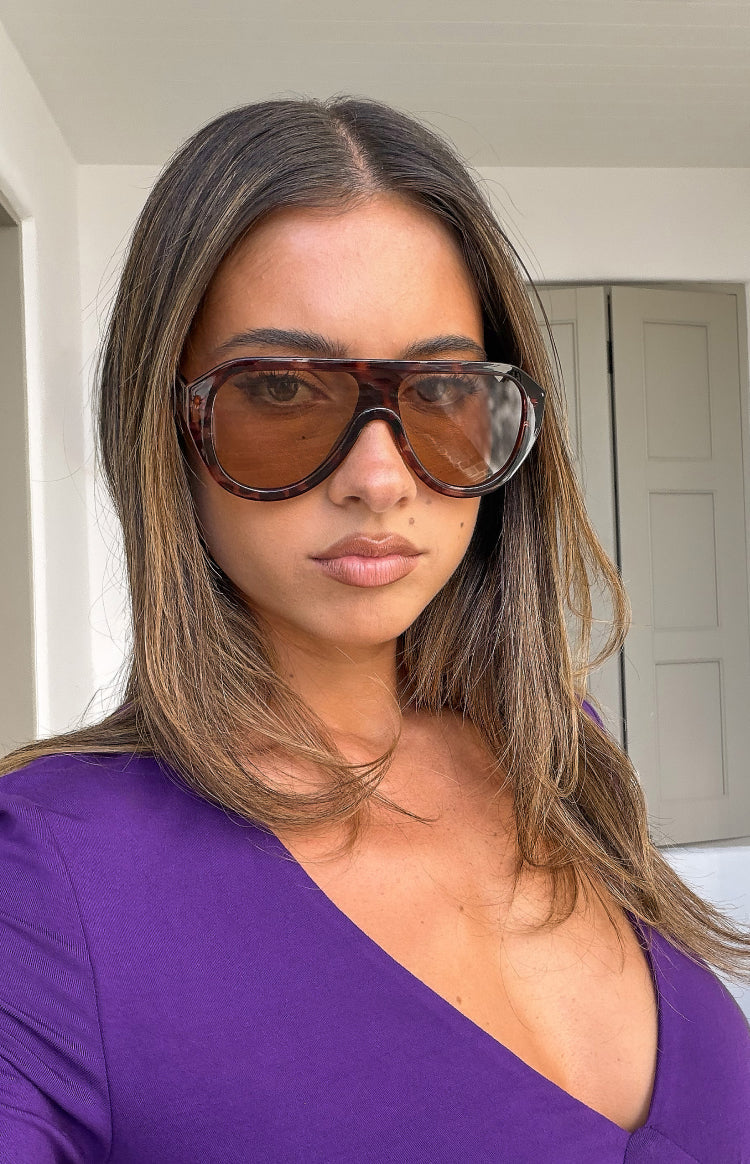 Otra Eyewear Cameron Havana Desenli Pilot Güneş Gözlüğü