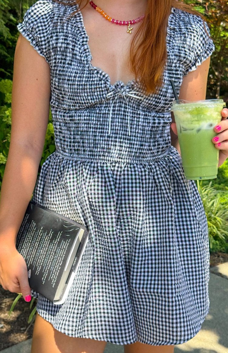 Raldo Siyah Gingham Kadın Tulum