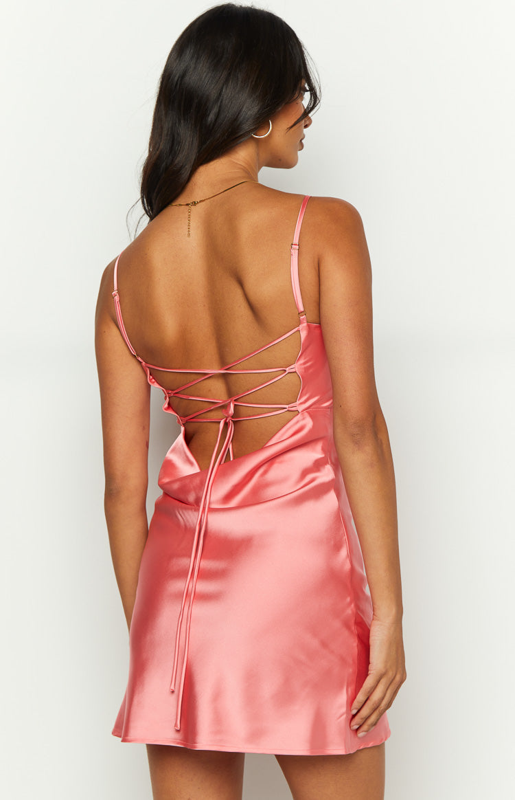 Riri Pembe Mini Elbise