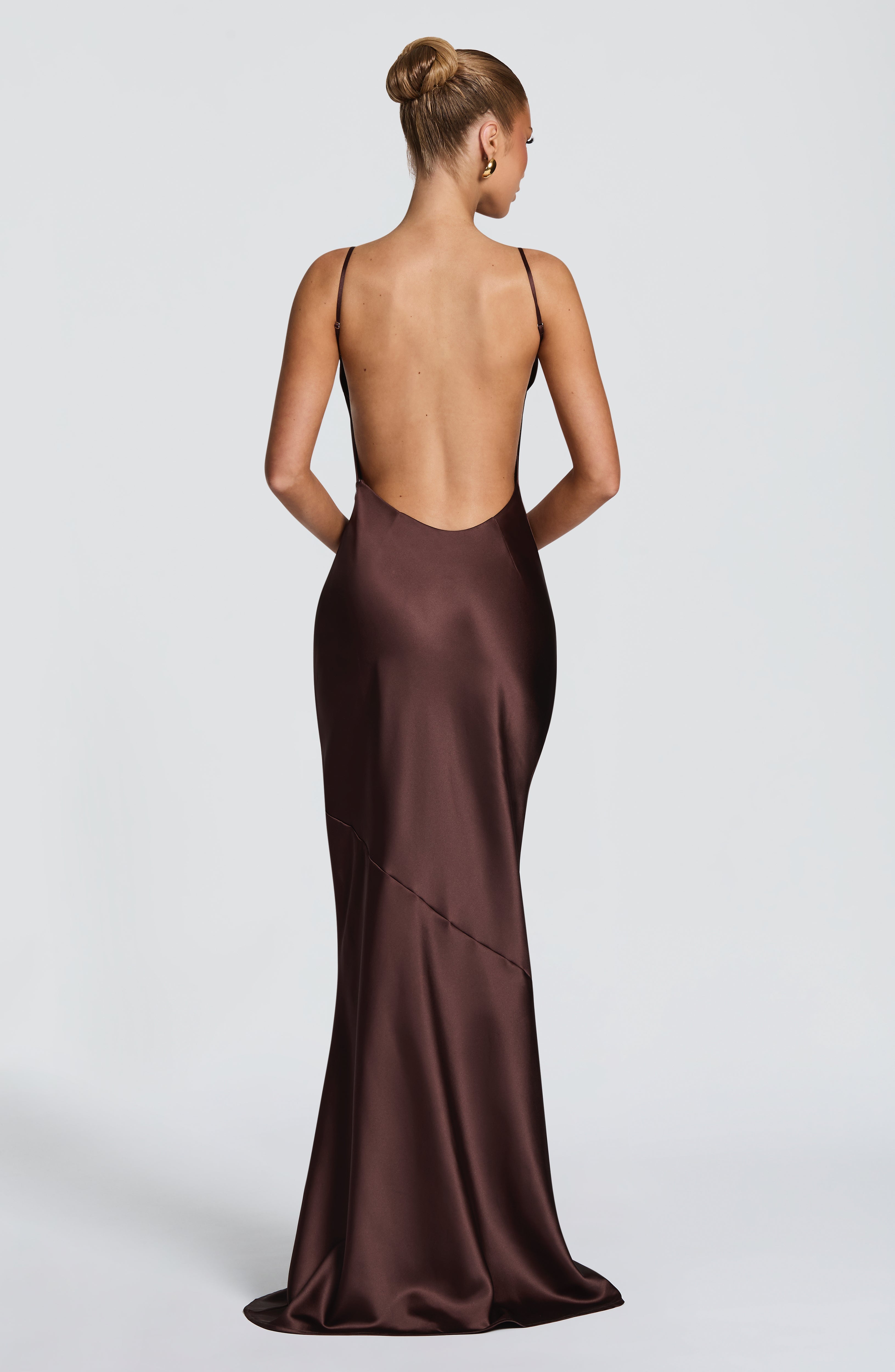 Sorelle Maxi Kahverengi Elbise