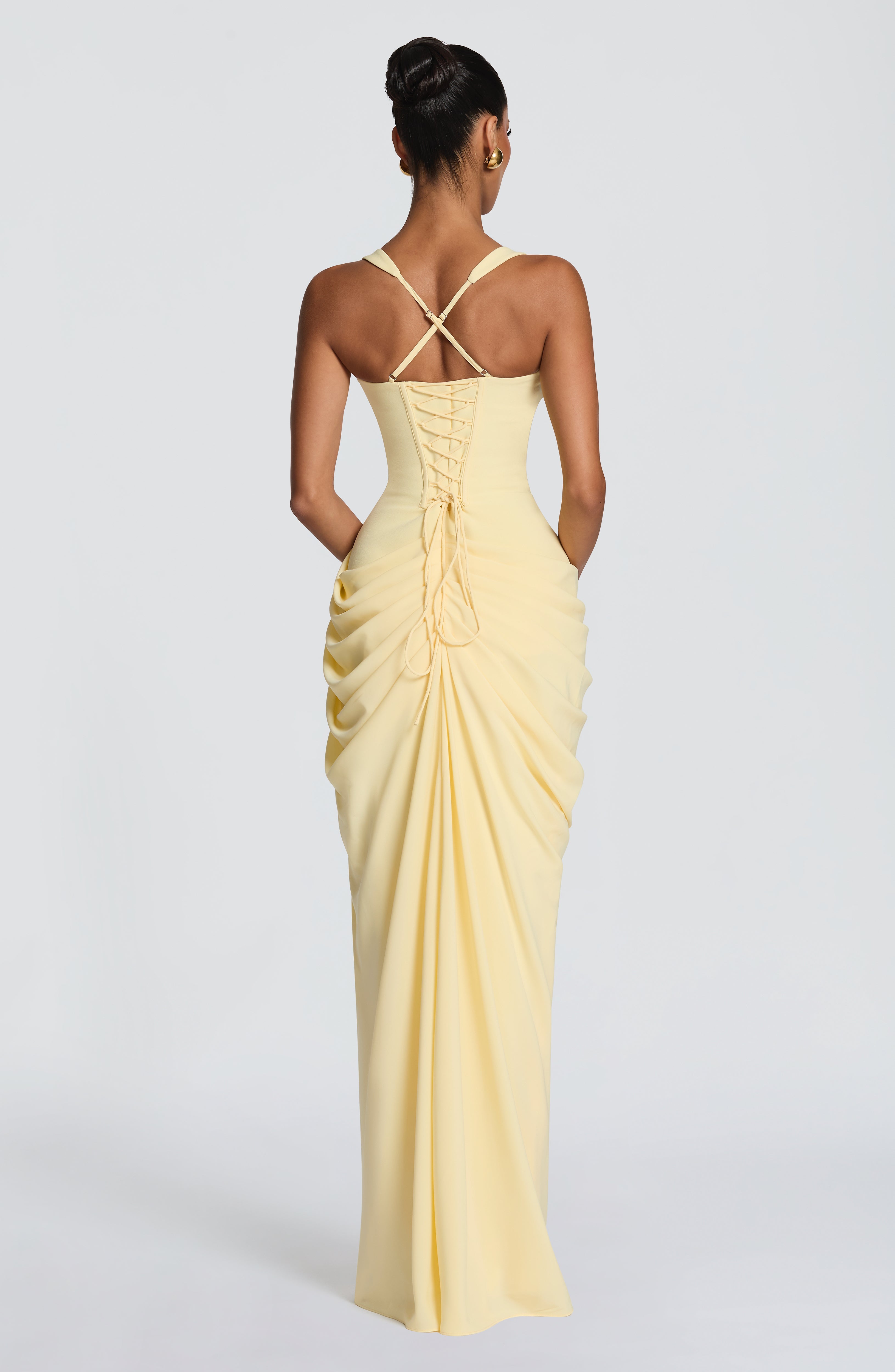 Elara Limon Maxi Elbise