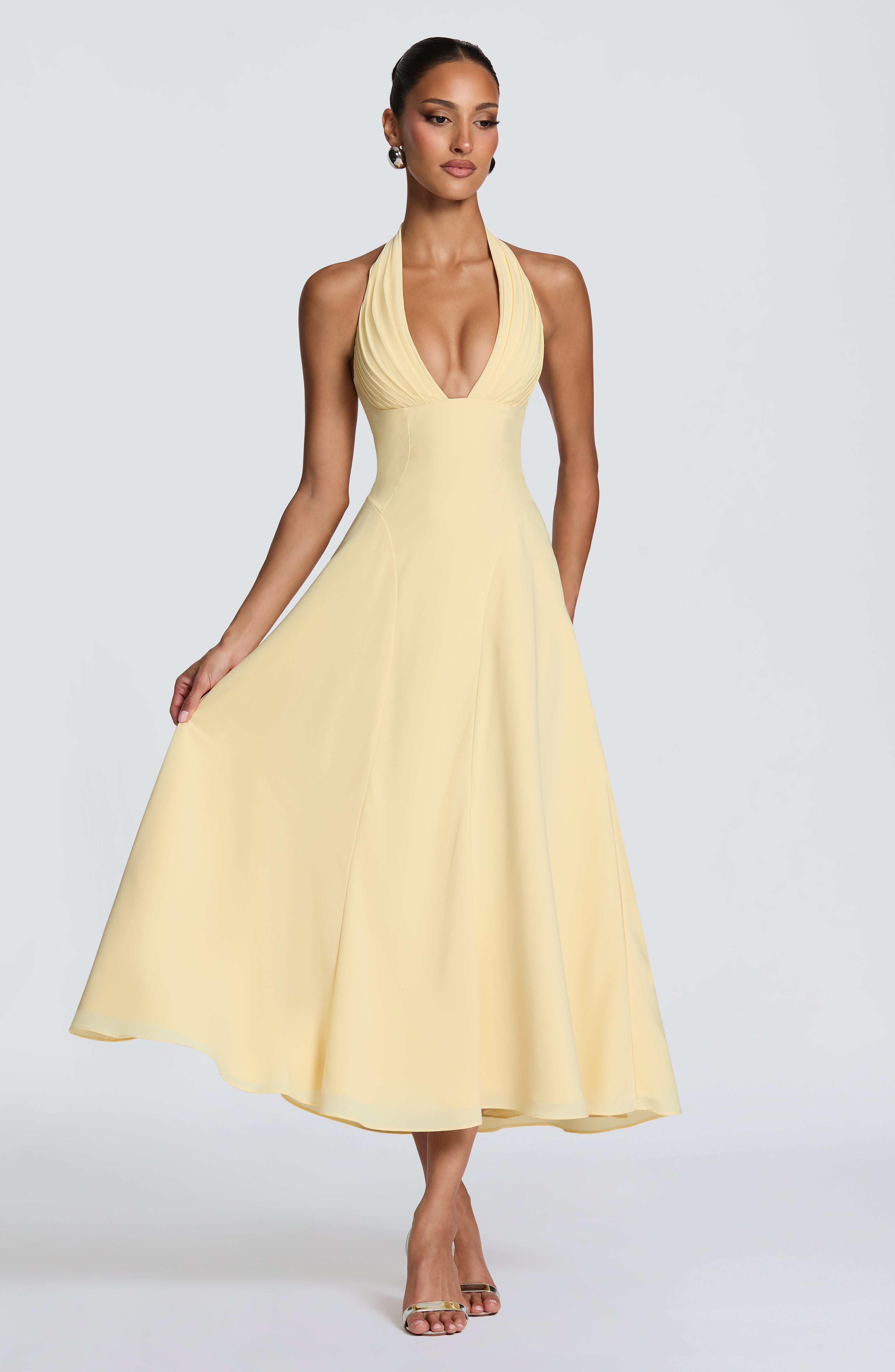 Hayden Limon Midi Elbise