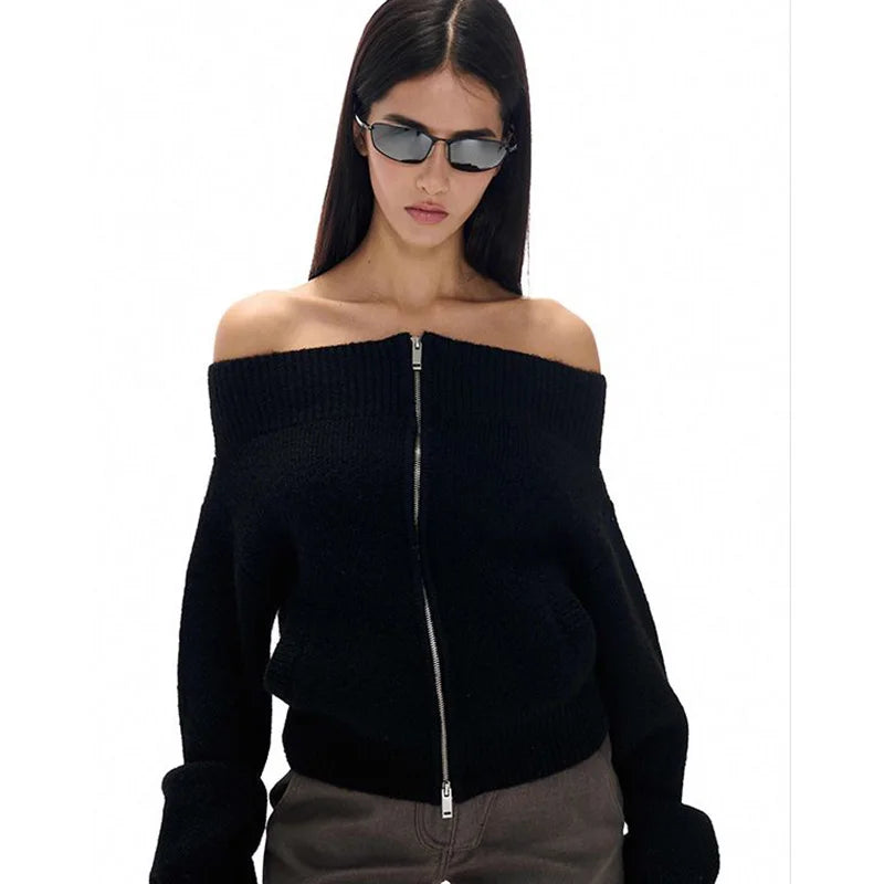 Off Shoulder Hırka