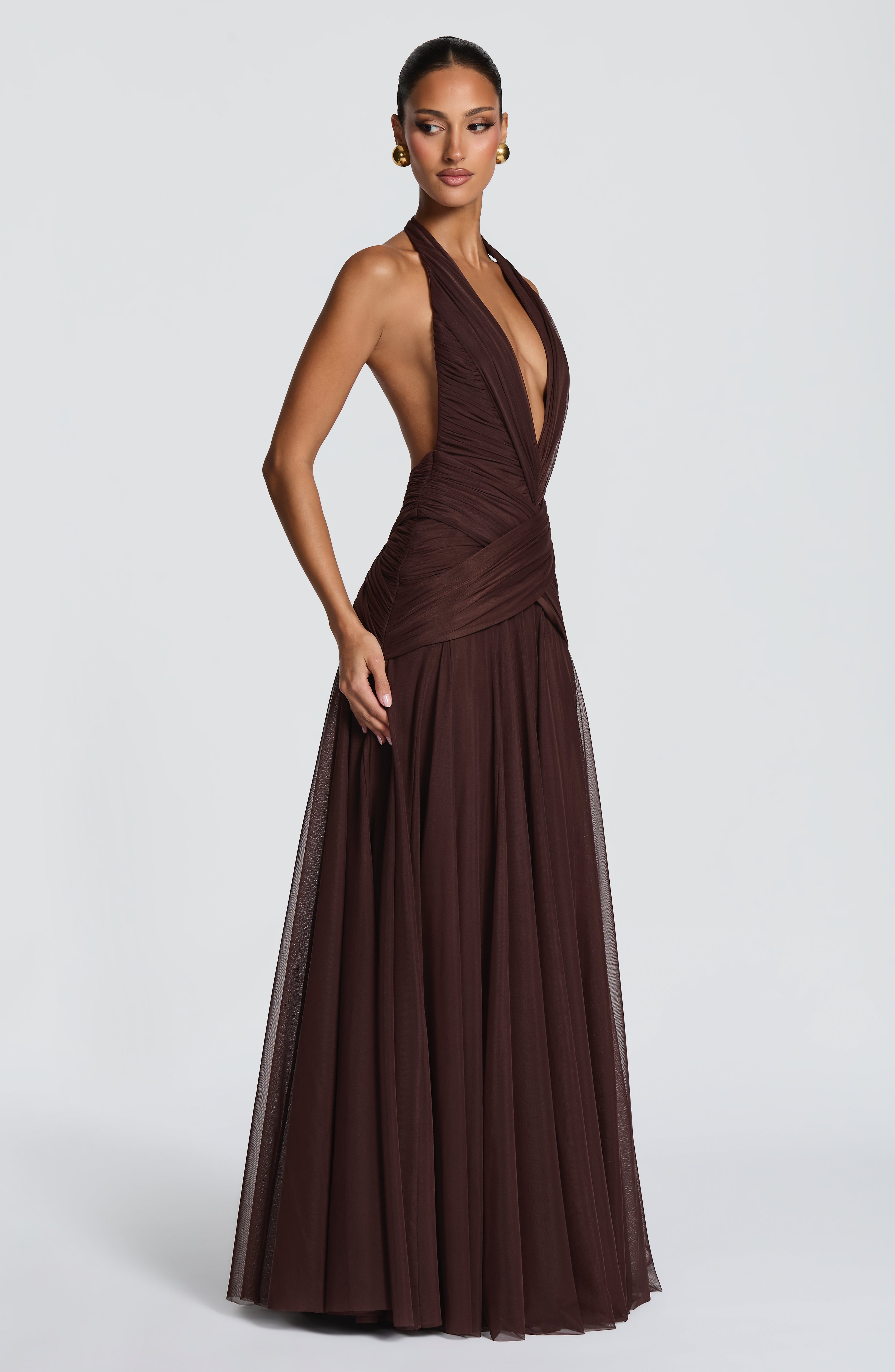 Cleo Maxi Erik Moru Elbise