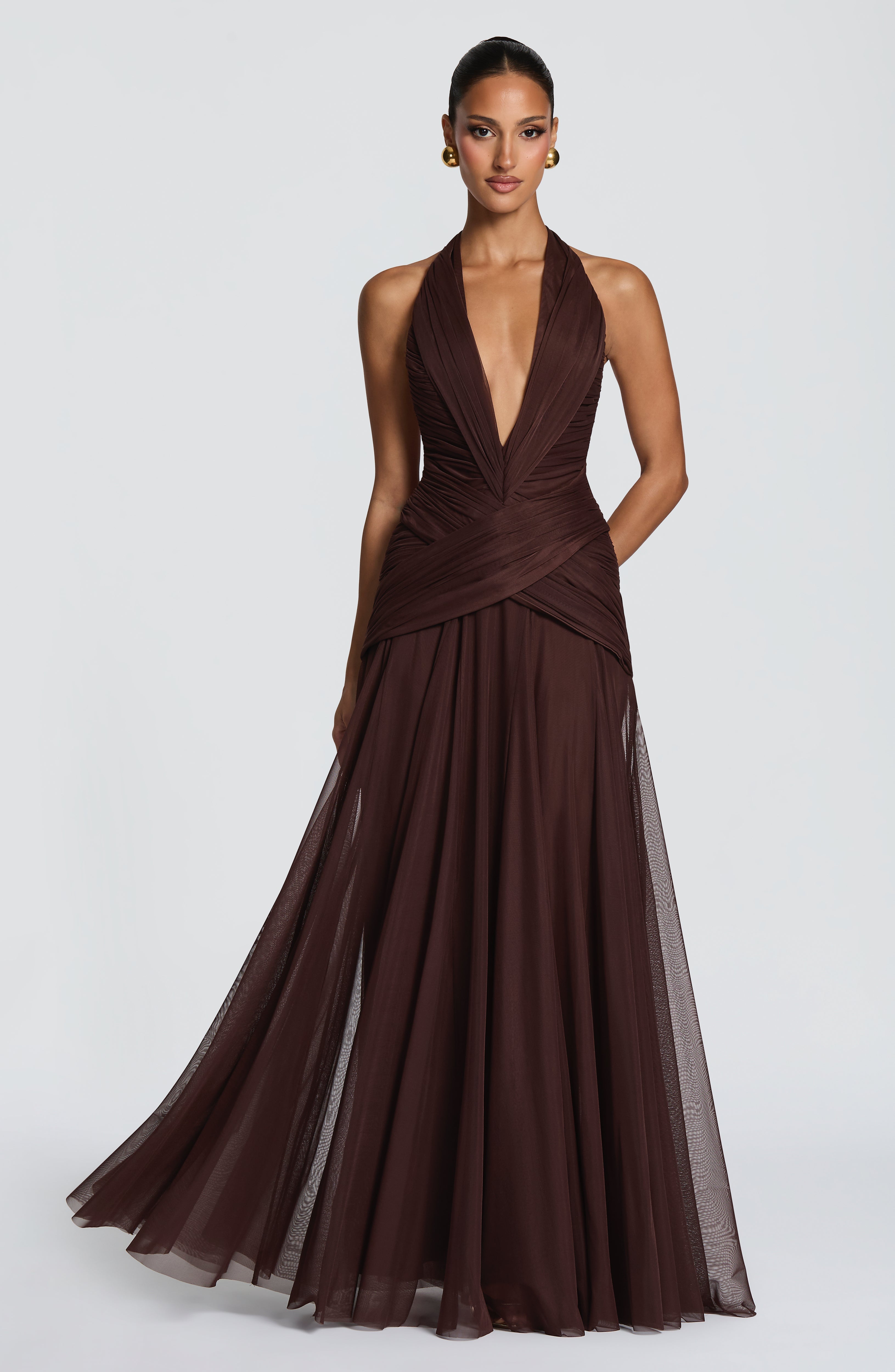Cleo Maxi Erik Moru Elbise