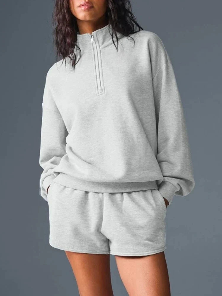 Loose Fit Şortlu Takım