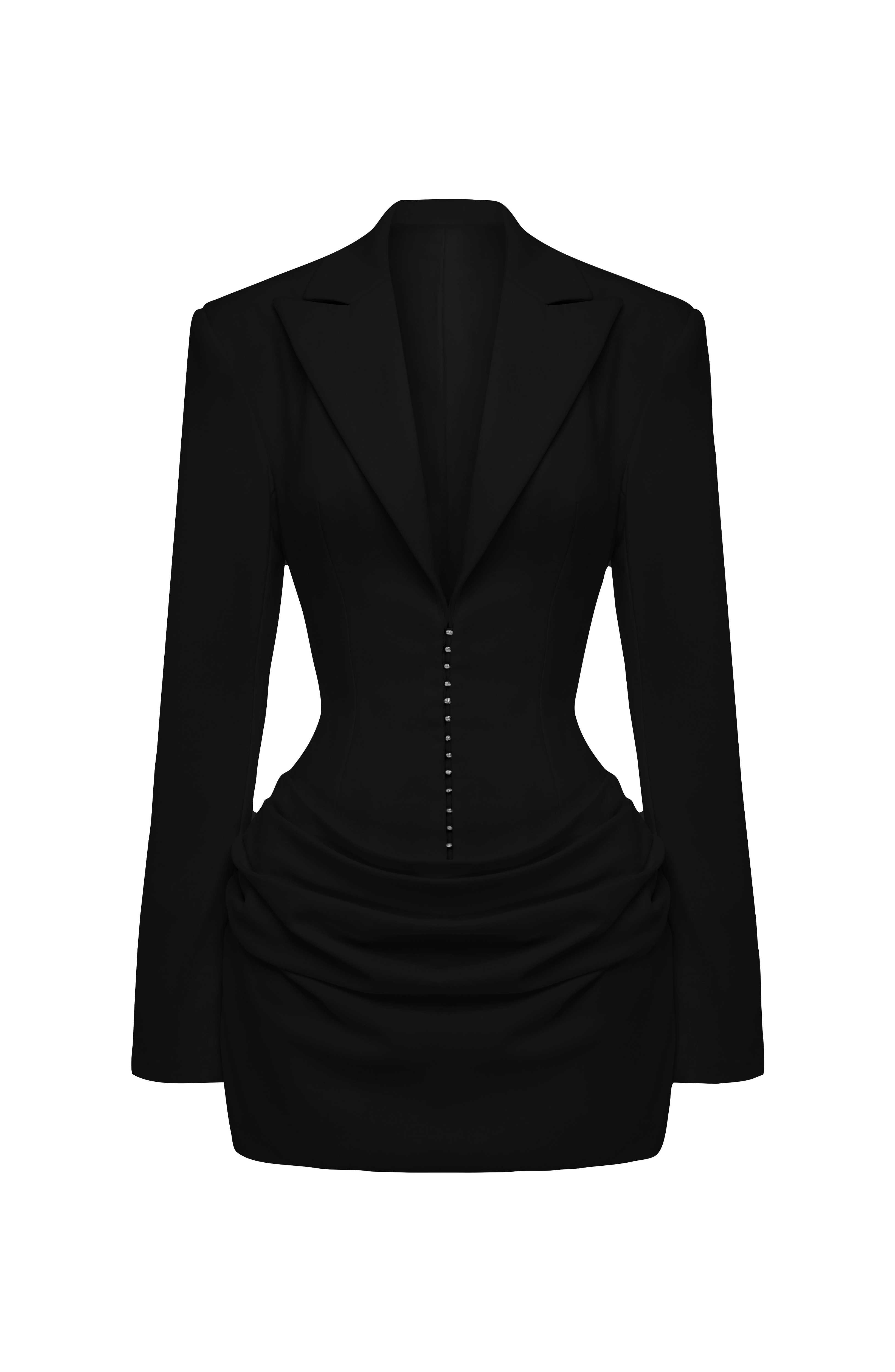 Susie Mini Siyah Elbise