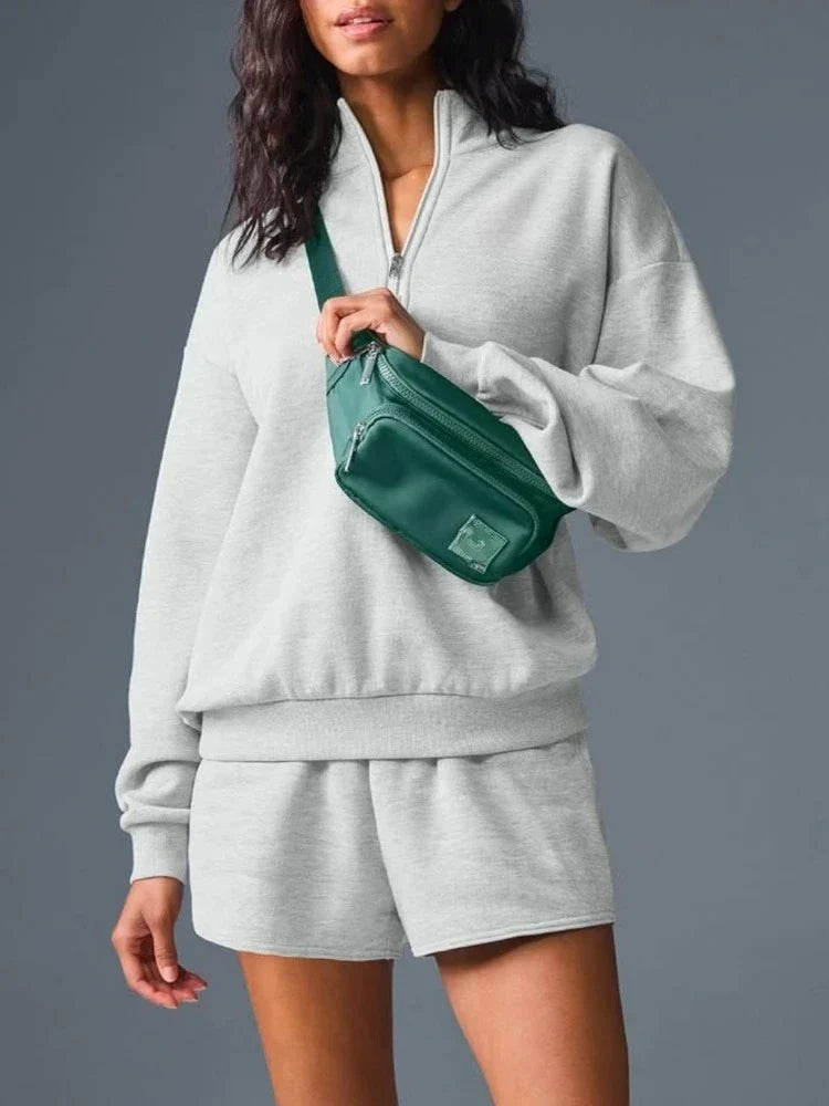 Loose Fit Şortlu Takım