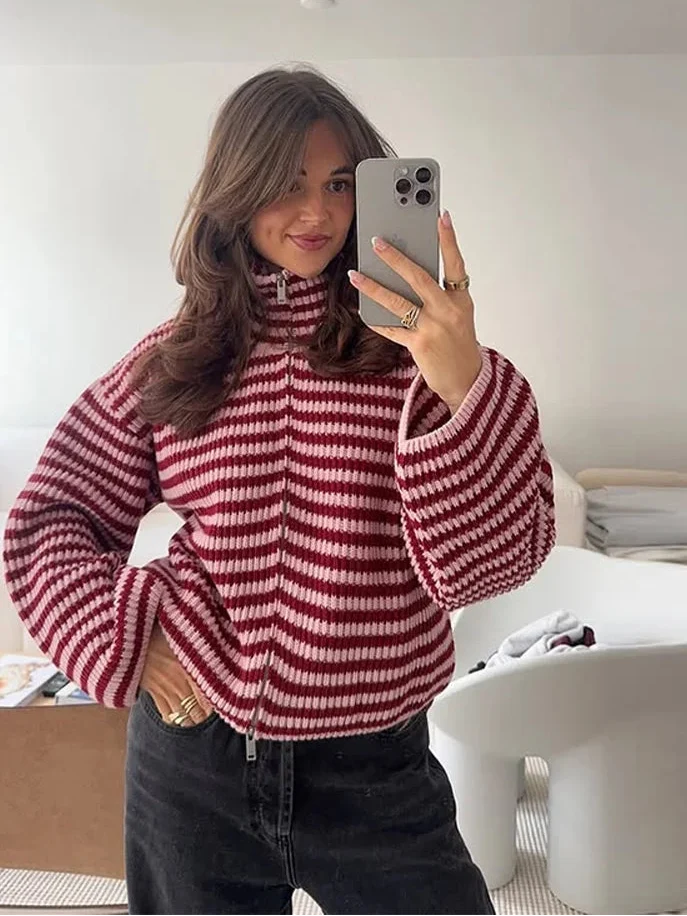 Turtleneck Hırka