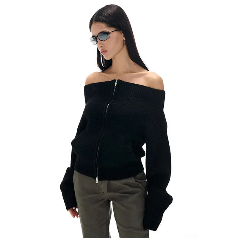 Off Shoulder Hırka