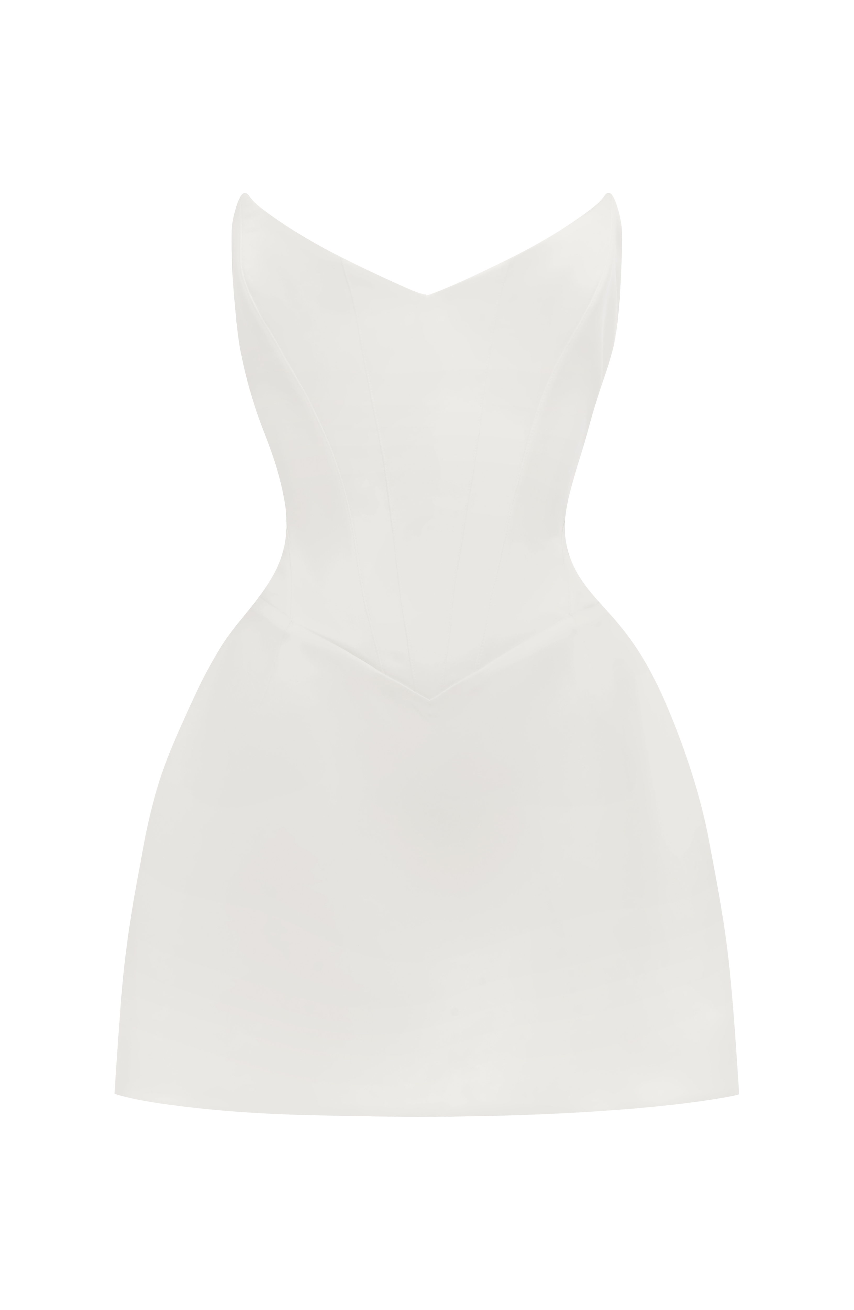 Torin Mini Ekru Elbise