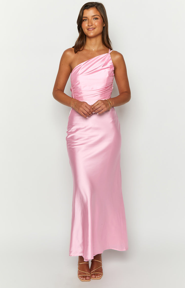 Pembe Maxi Elbise
