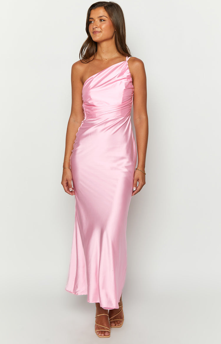 Pembe Maxi Elbise