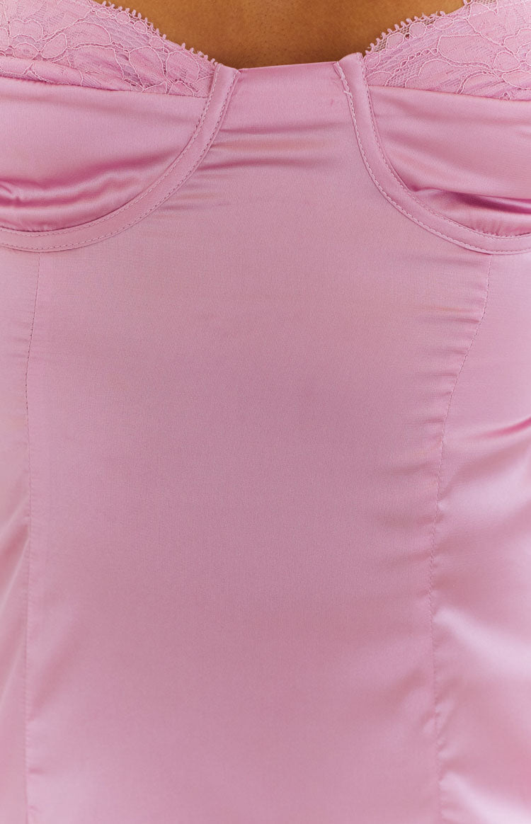 Pembe Mini Elbise