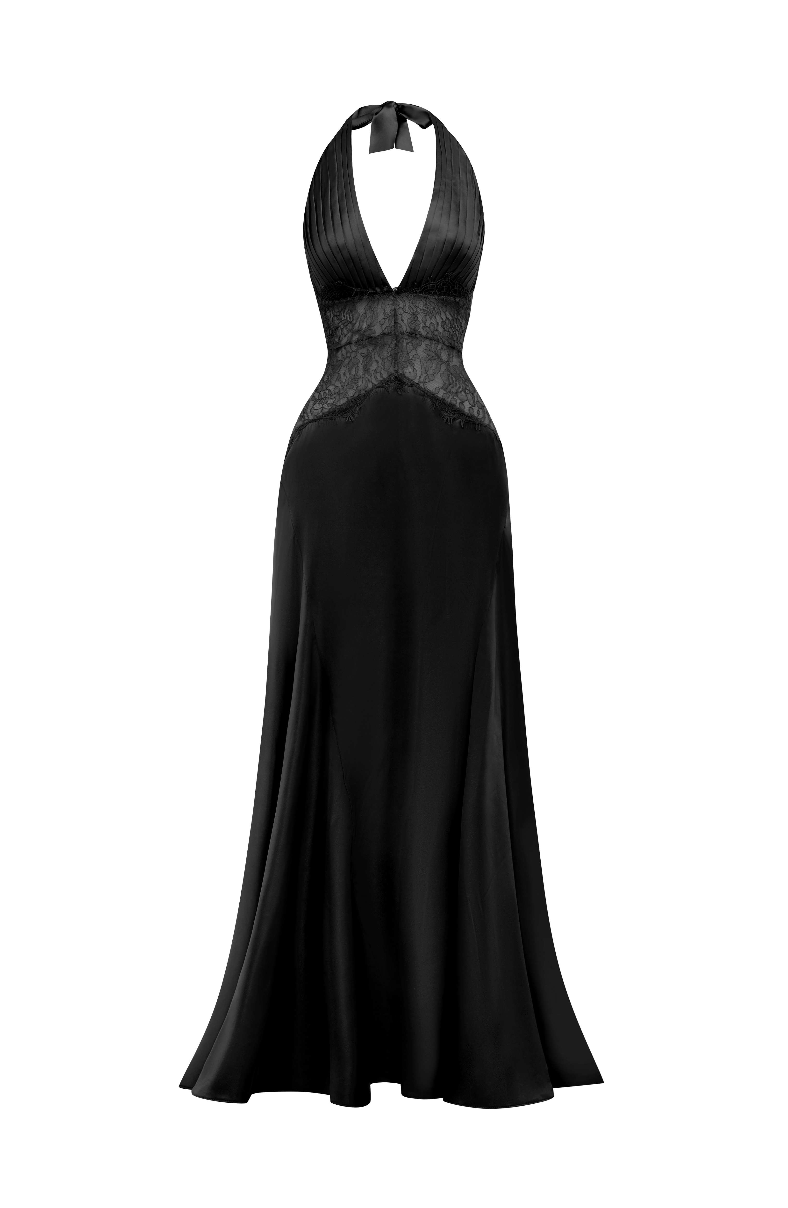 Virella Siyah Maxi Elbise
