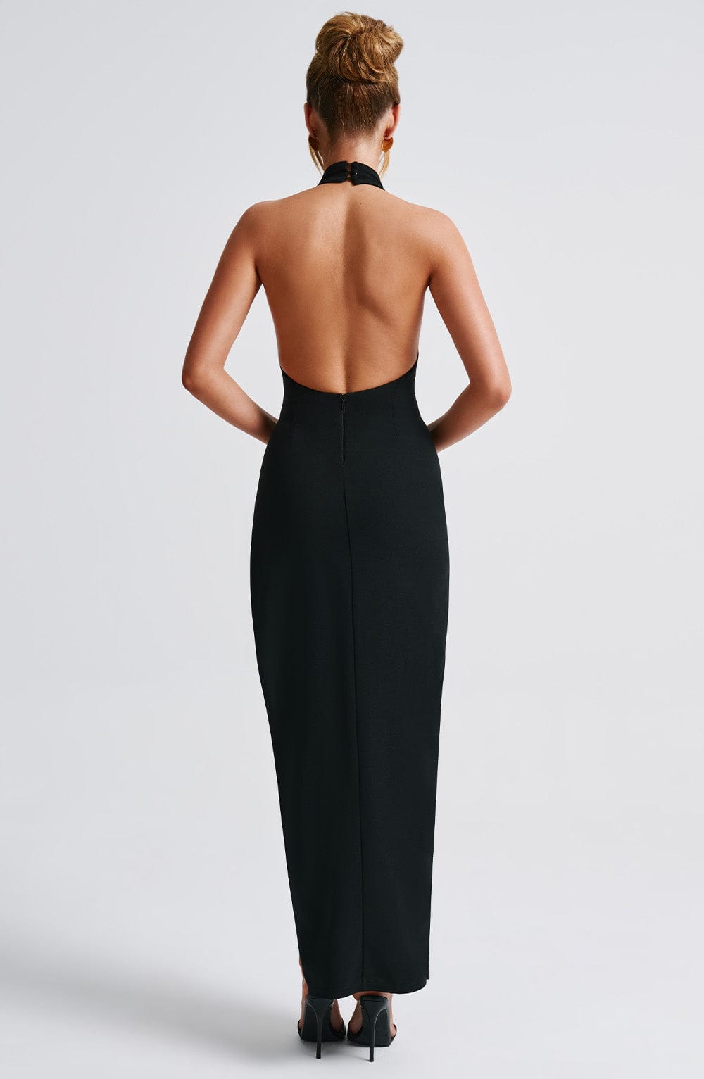 Adalia Siyah Maxi Elbise