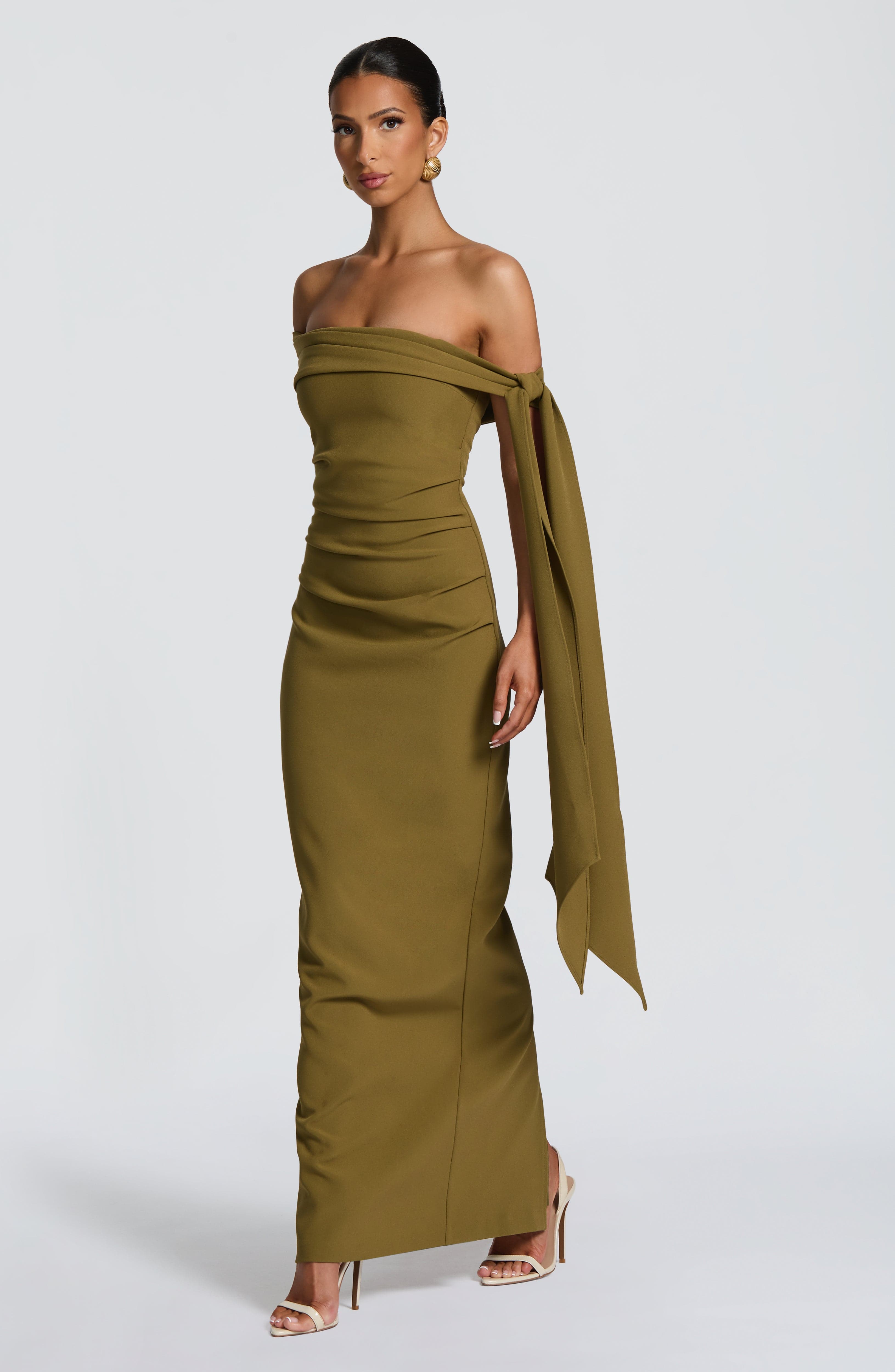 Addie Maxi Haki Elbise