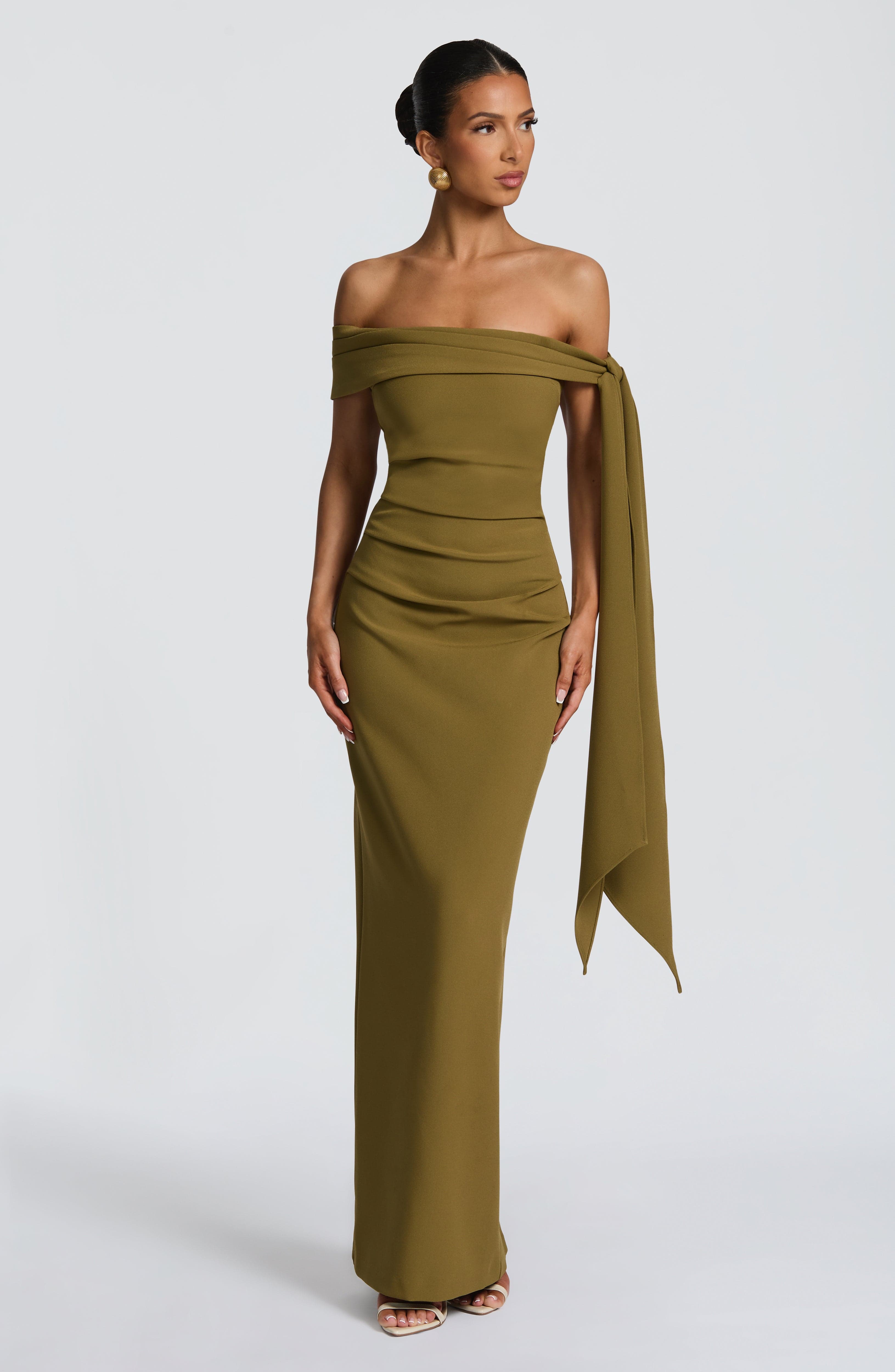 Addie Maxi Haki Elbise