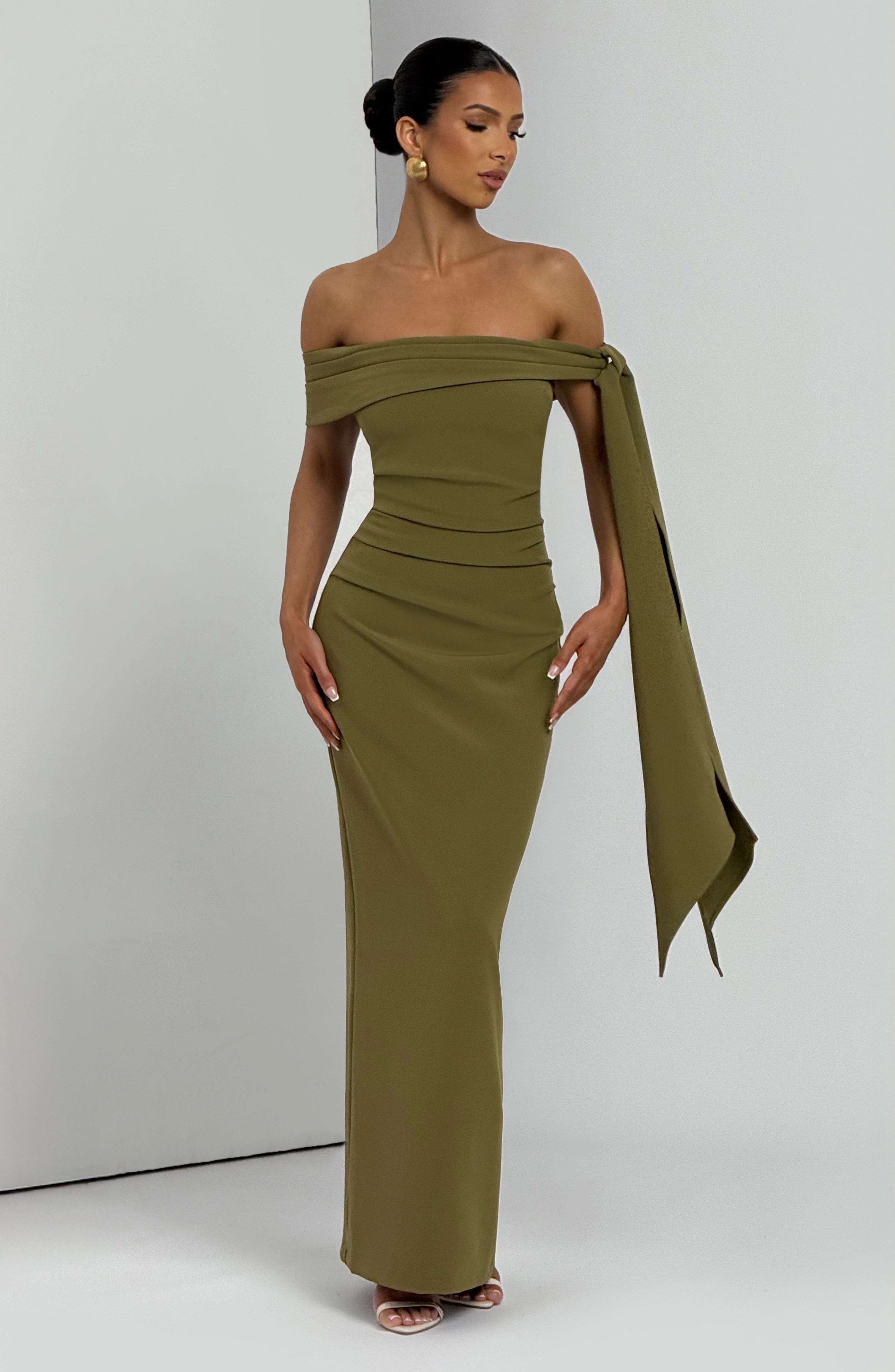 Addie Maxi Haki Elbise