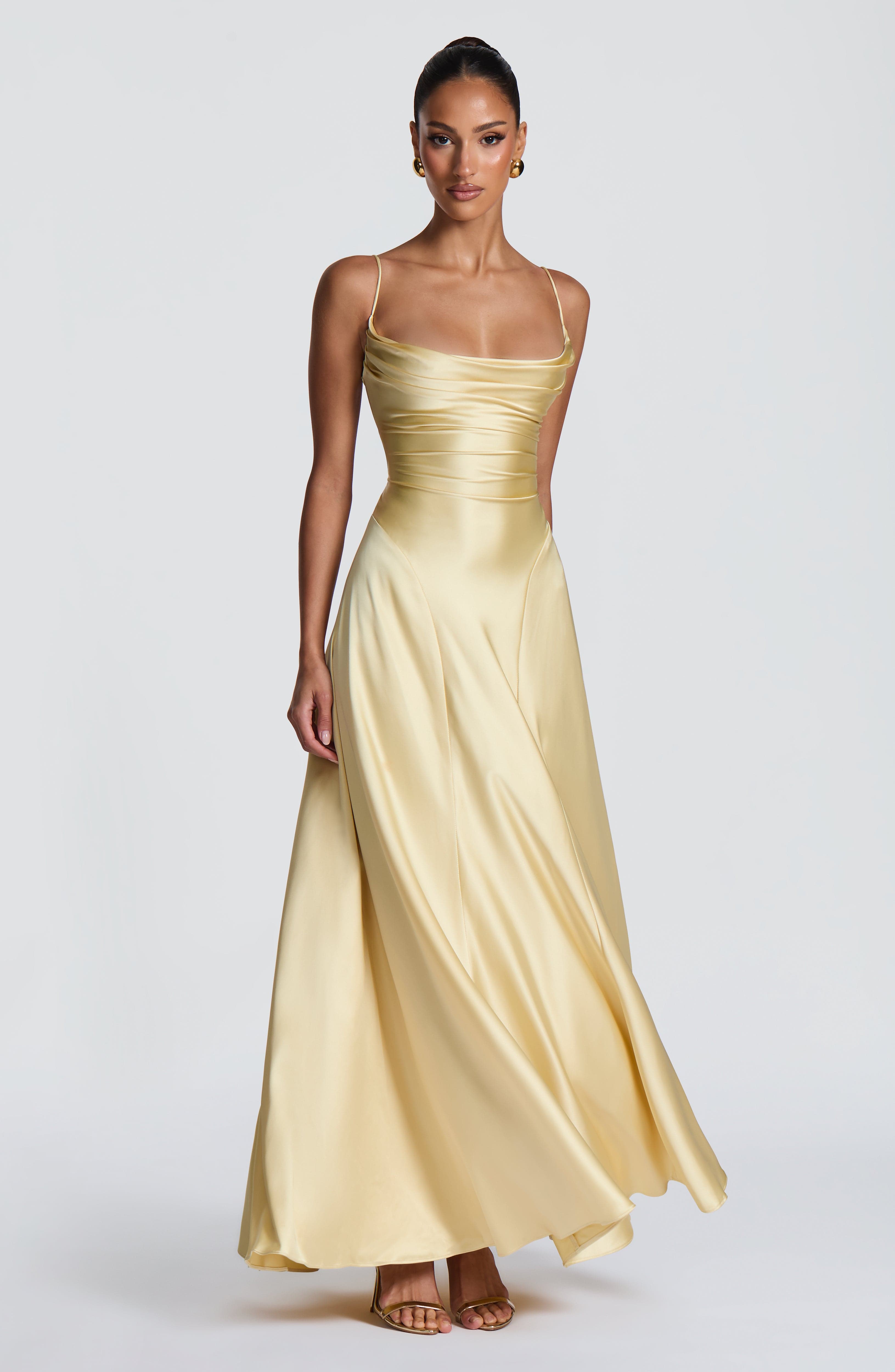 Adelina Limon Maxi Elbise