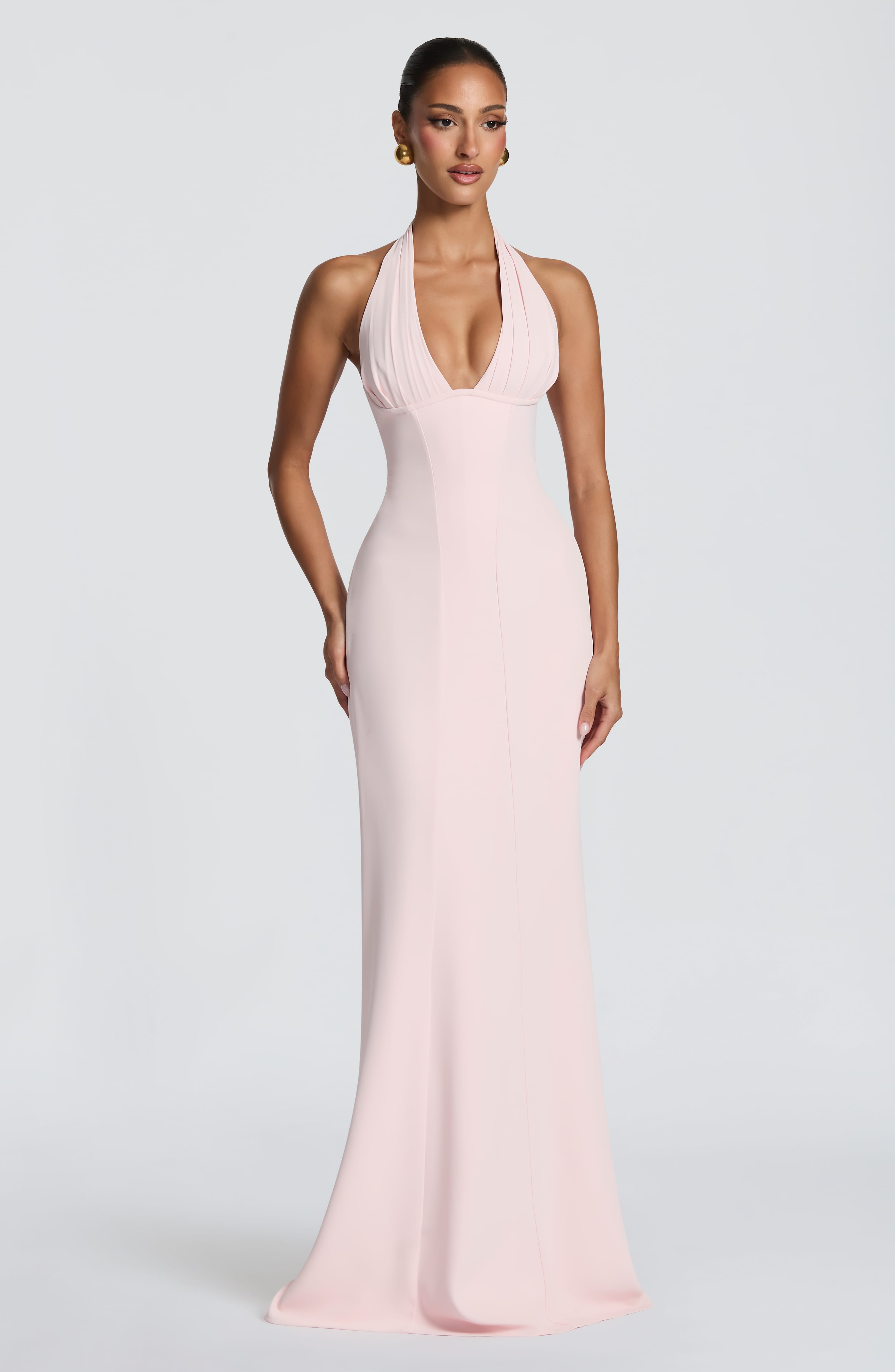 Adora Pembe Maxi Elbise