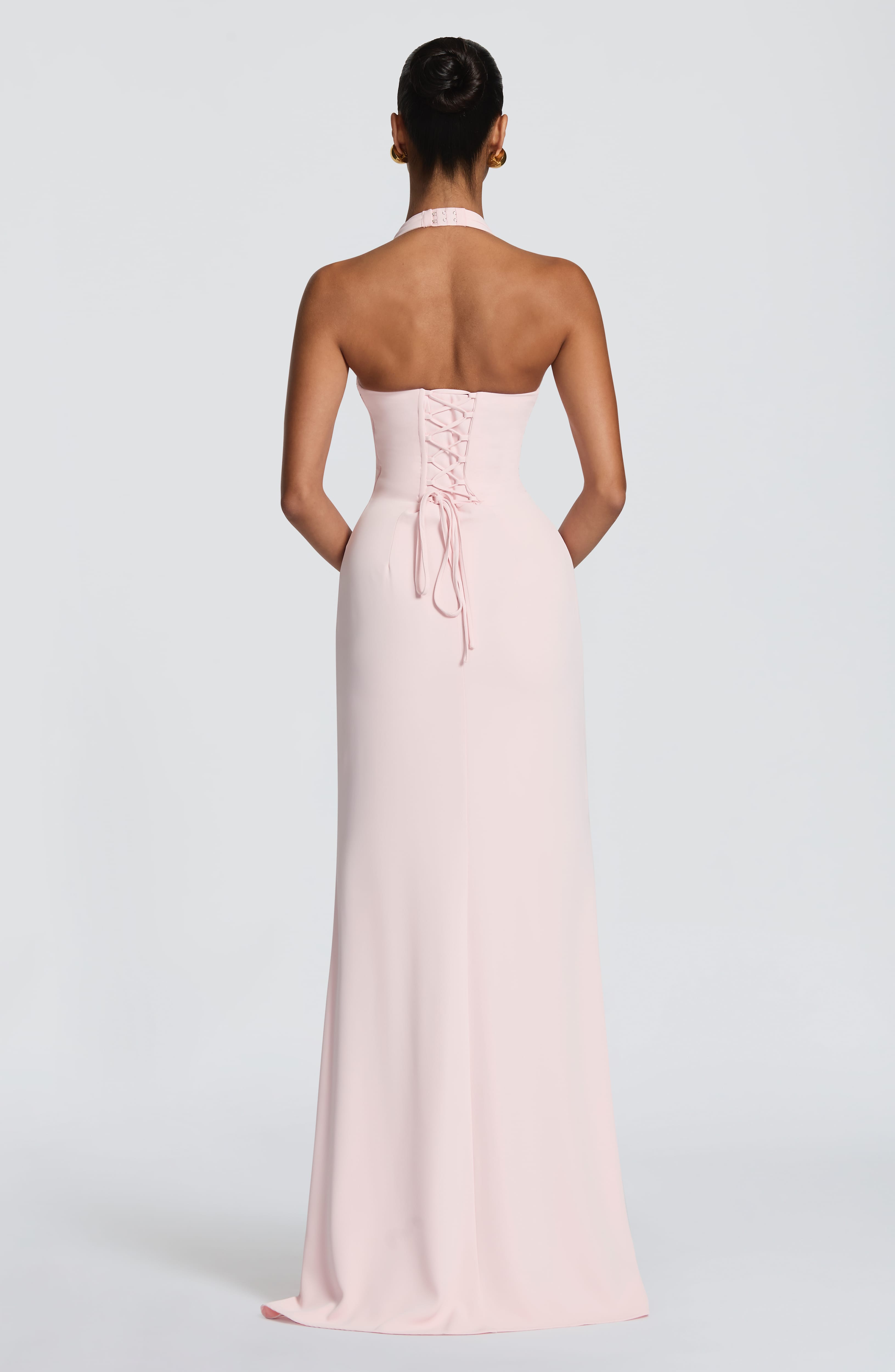 Adora Pembe Maxi Elbise