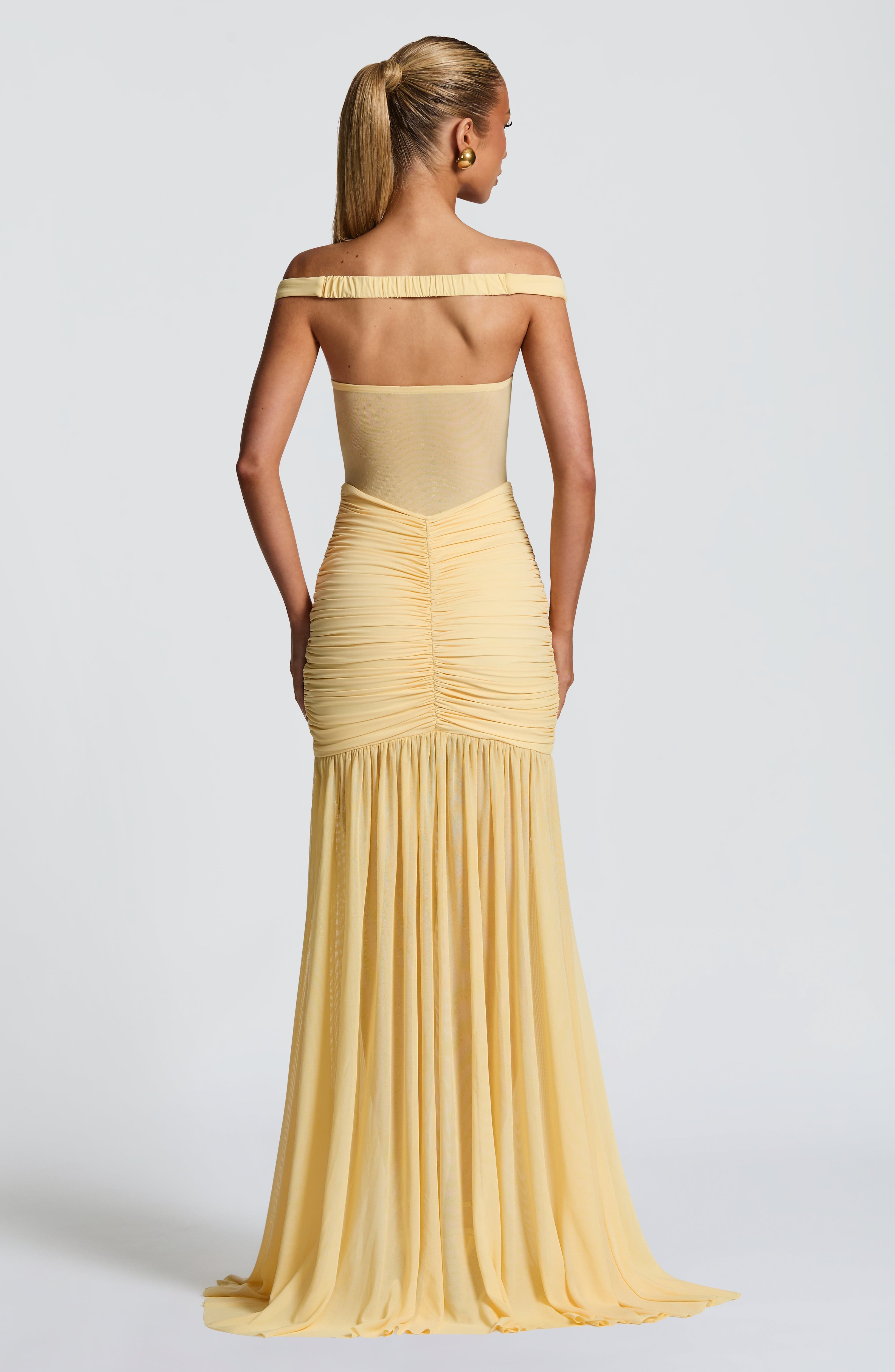 Alaia Limon Maxi Elbise