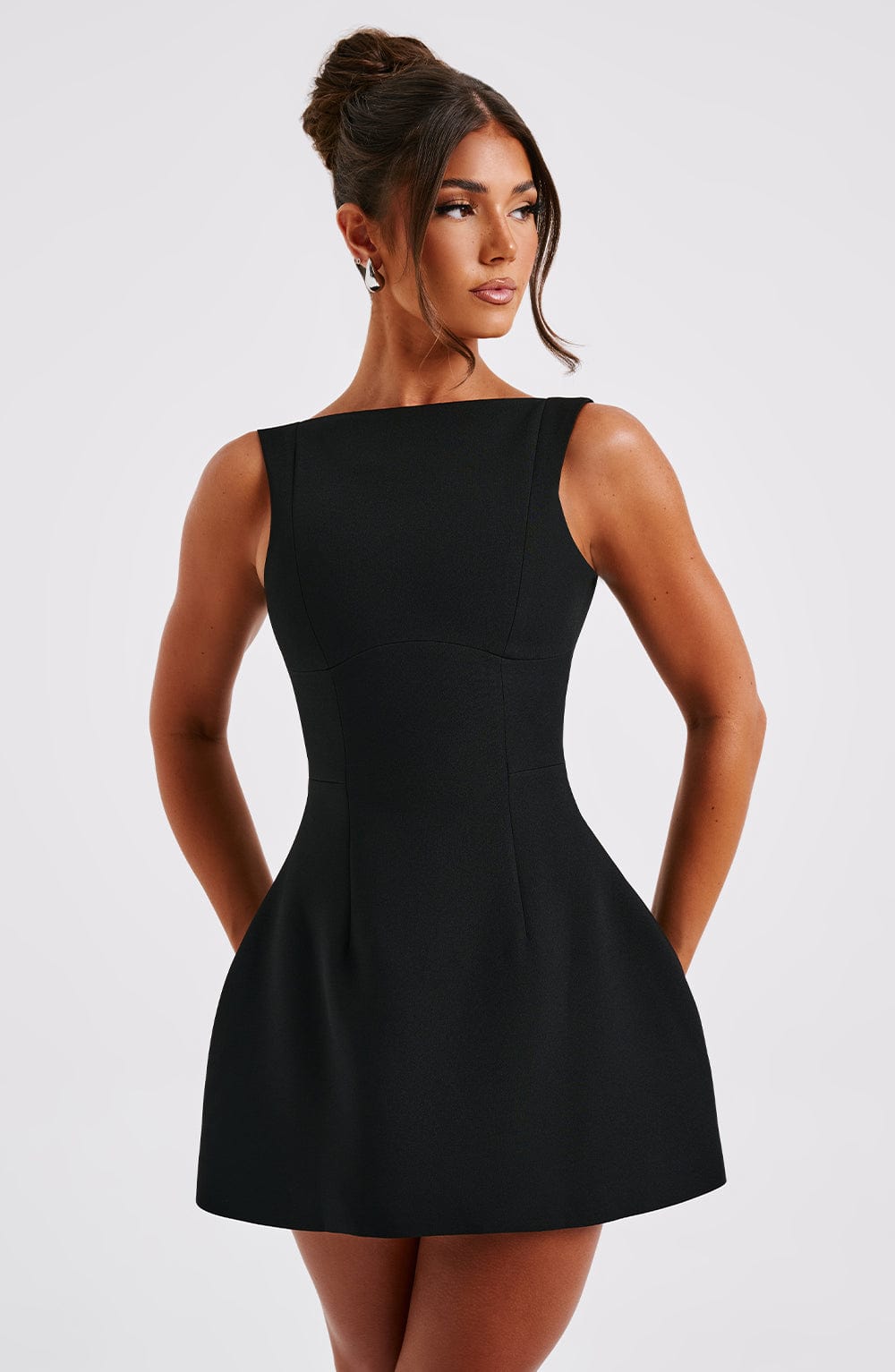 Alana Mini Siyah Elbise