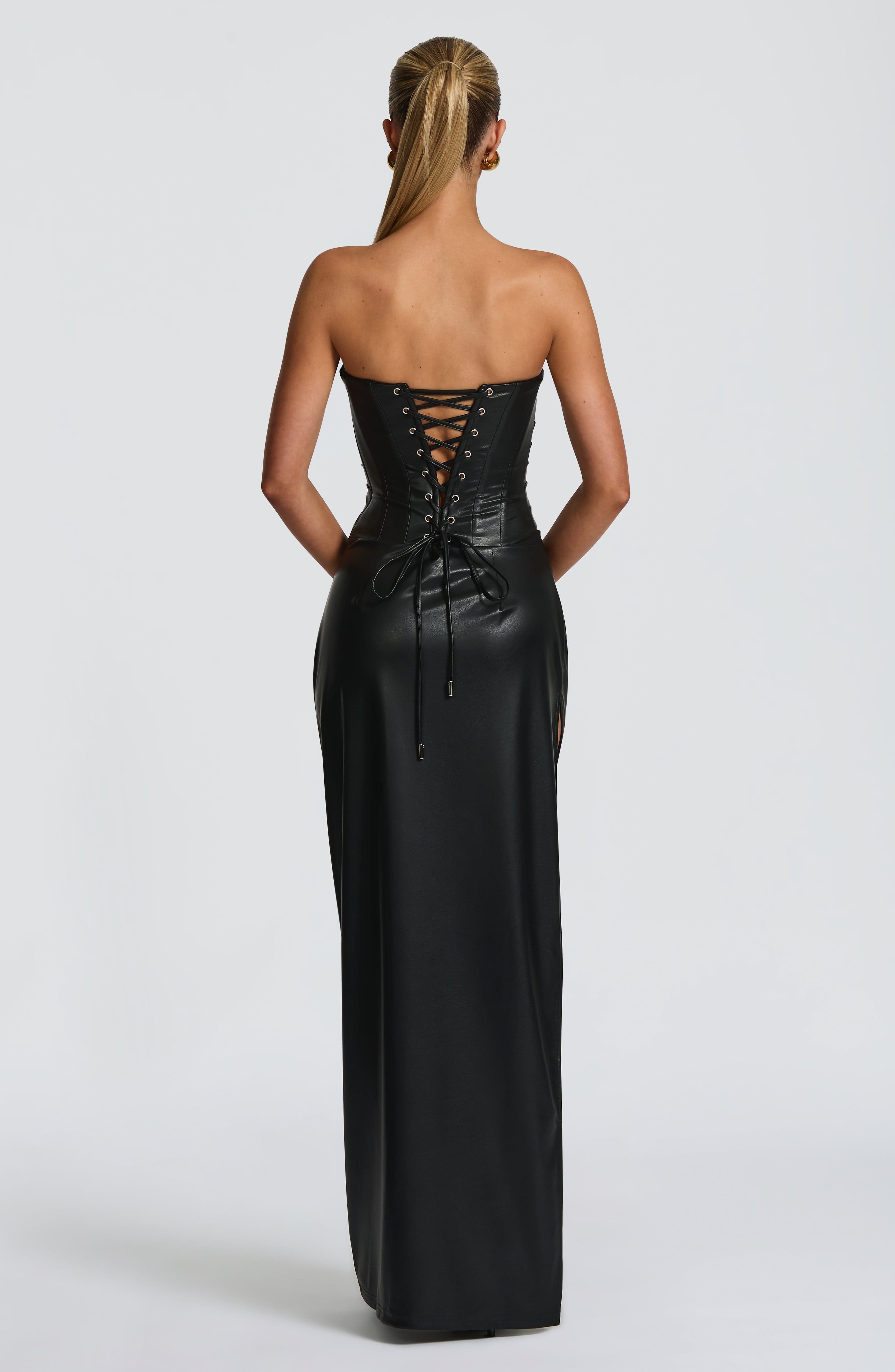 Alba Siyah Maxi Elbise
