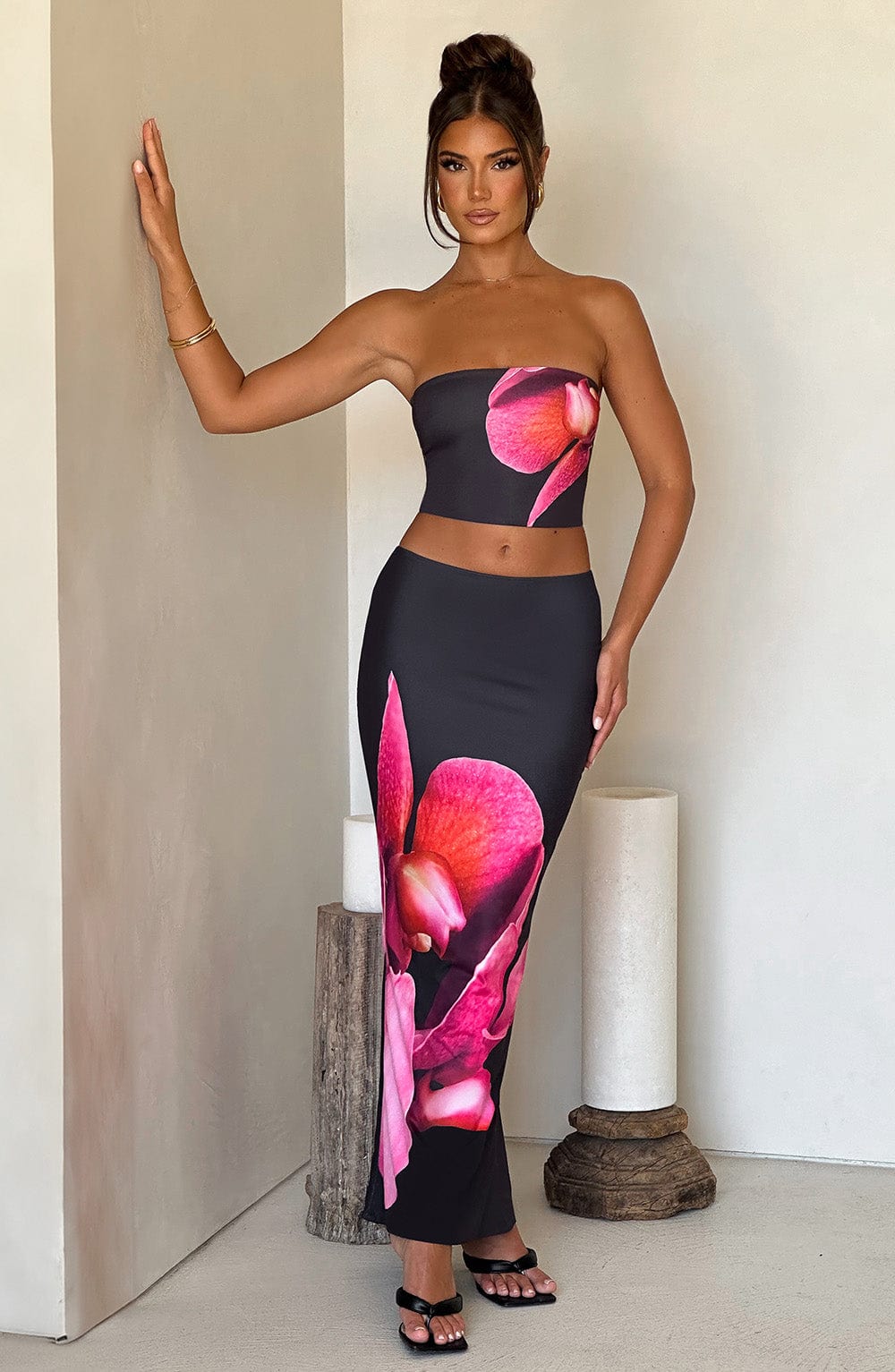 Allegra Maxi Siyah Etek