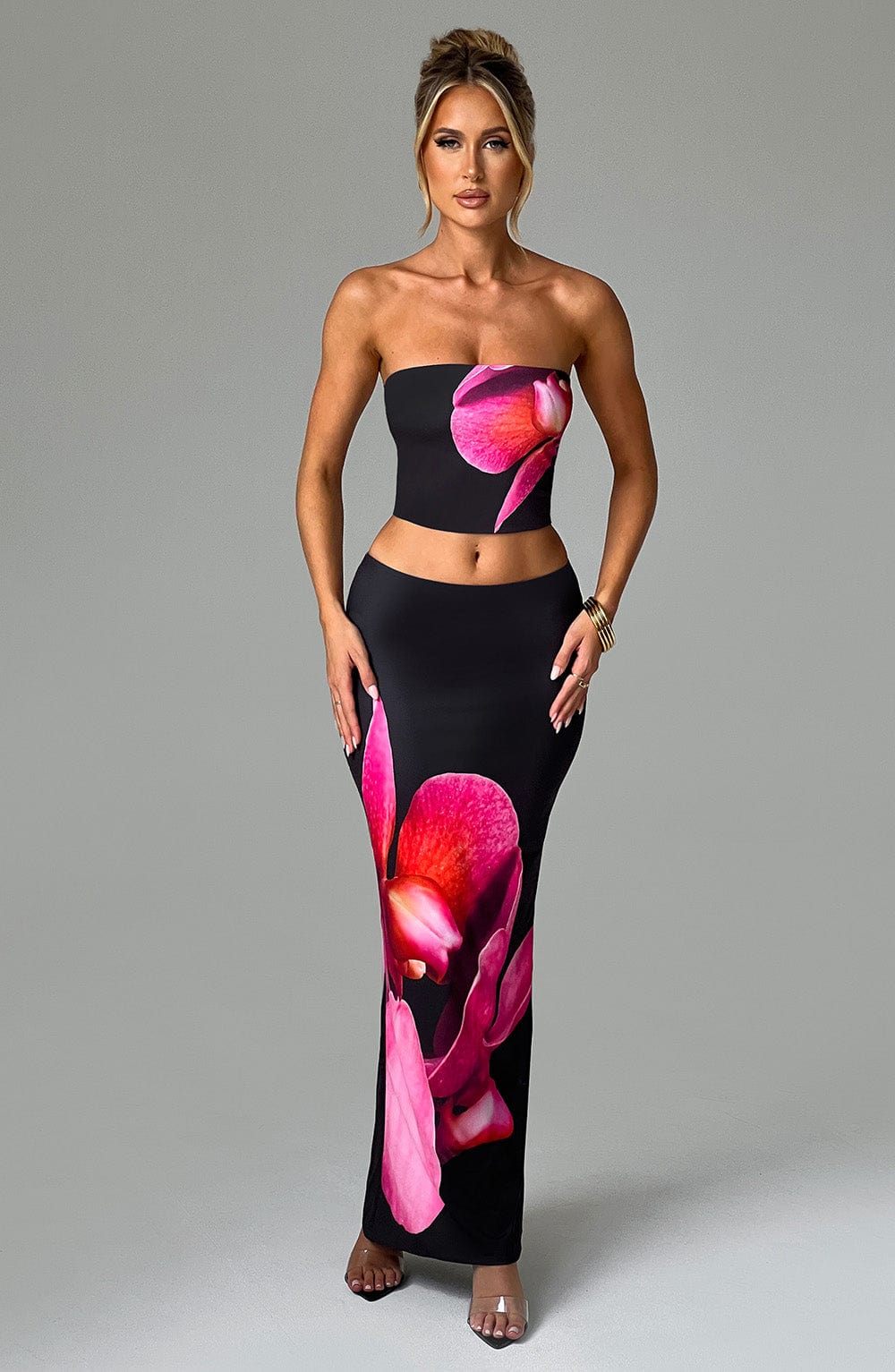 Allegra Maxi Siyah Etek