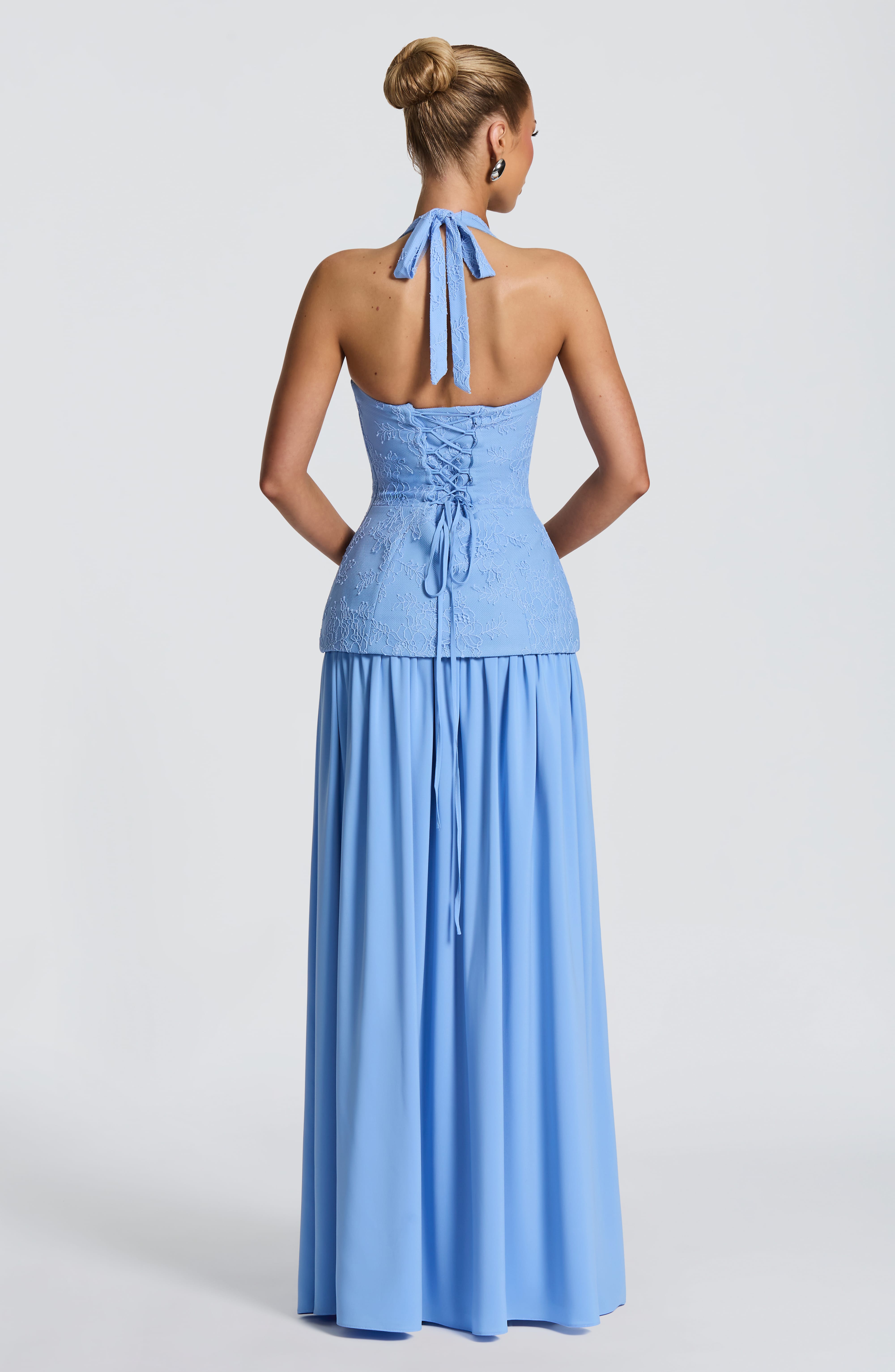 Almira Maxi Pudra Elbise