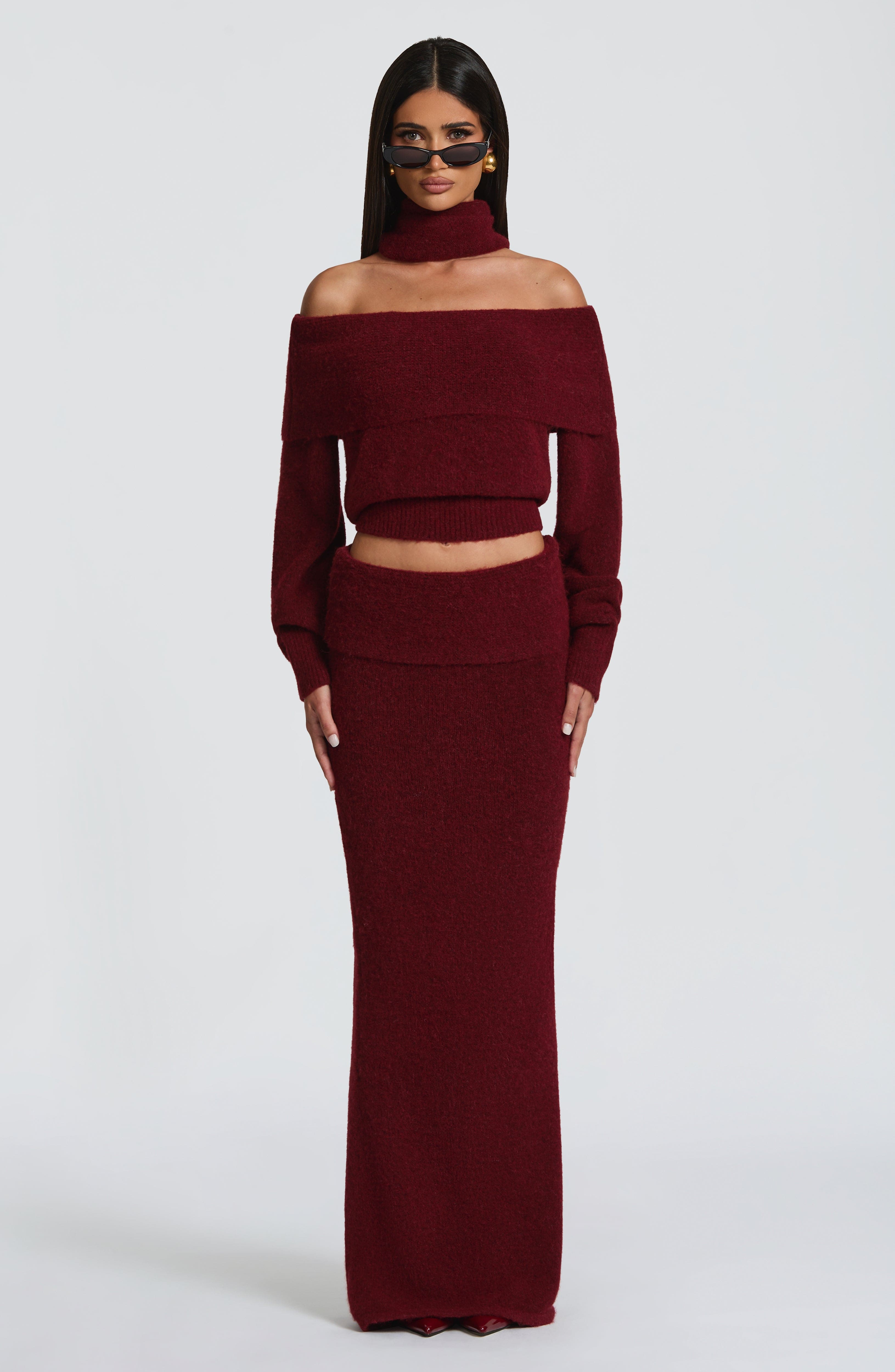 Bordo Andie Maxi Etek