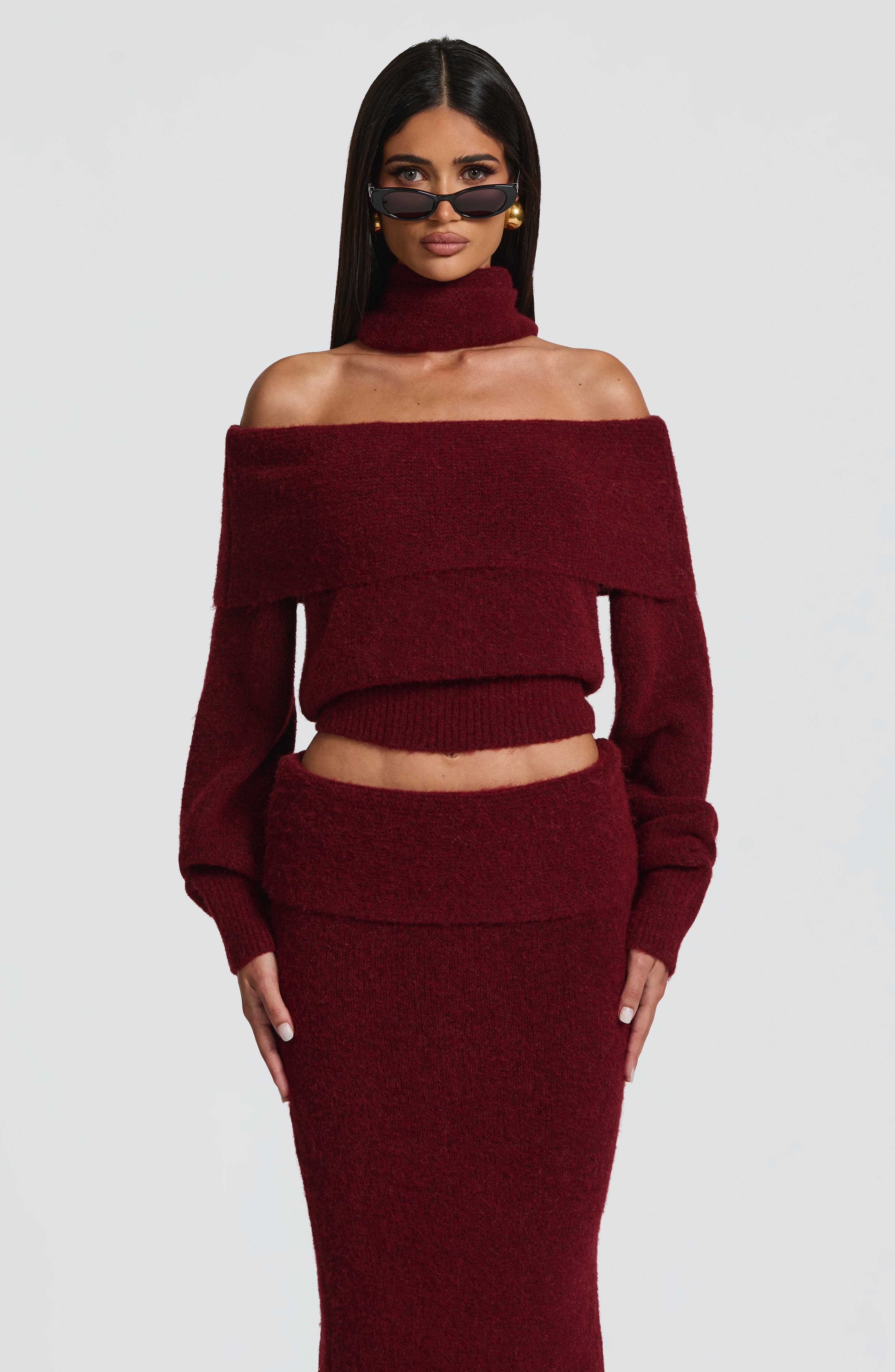 Bordo Andie Maxi Etek