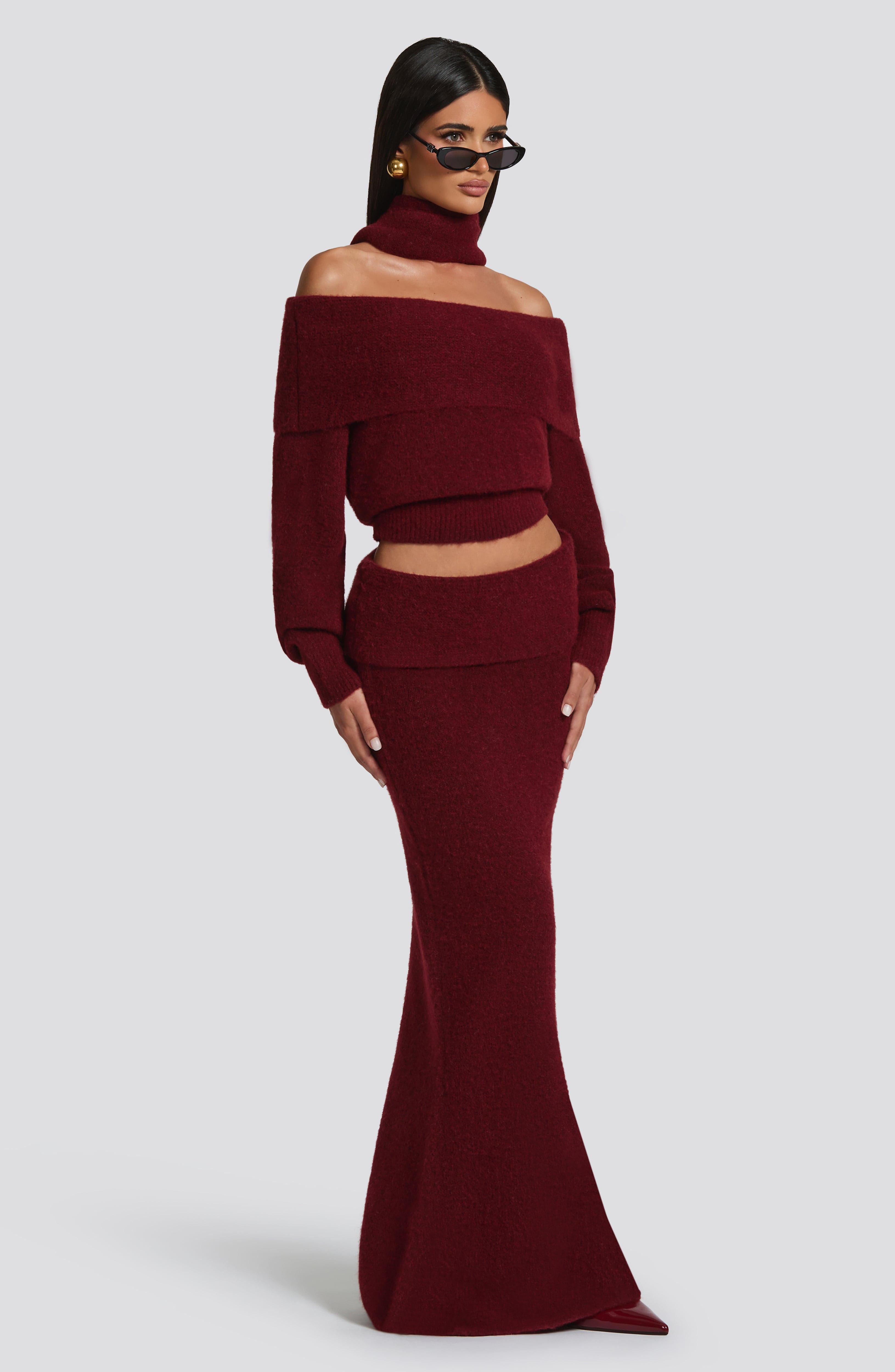Bordo Andie Maxi Etek
