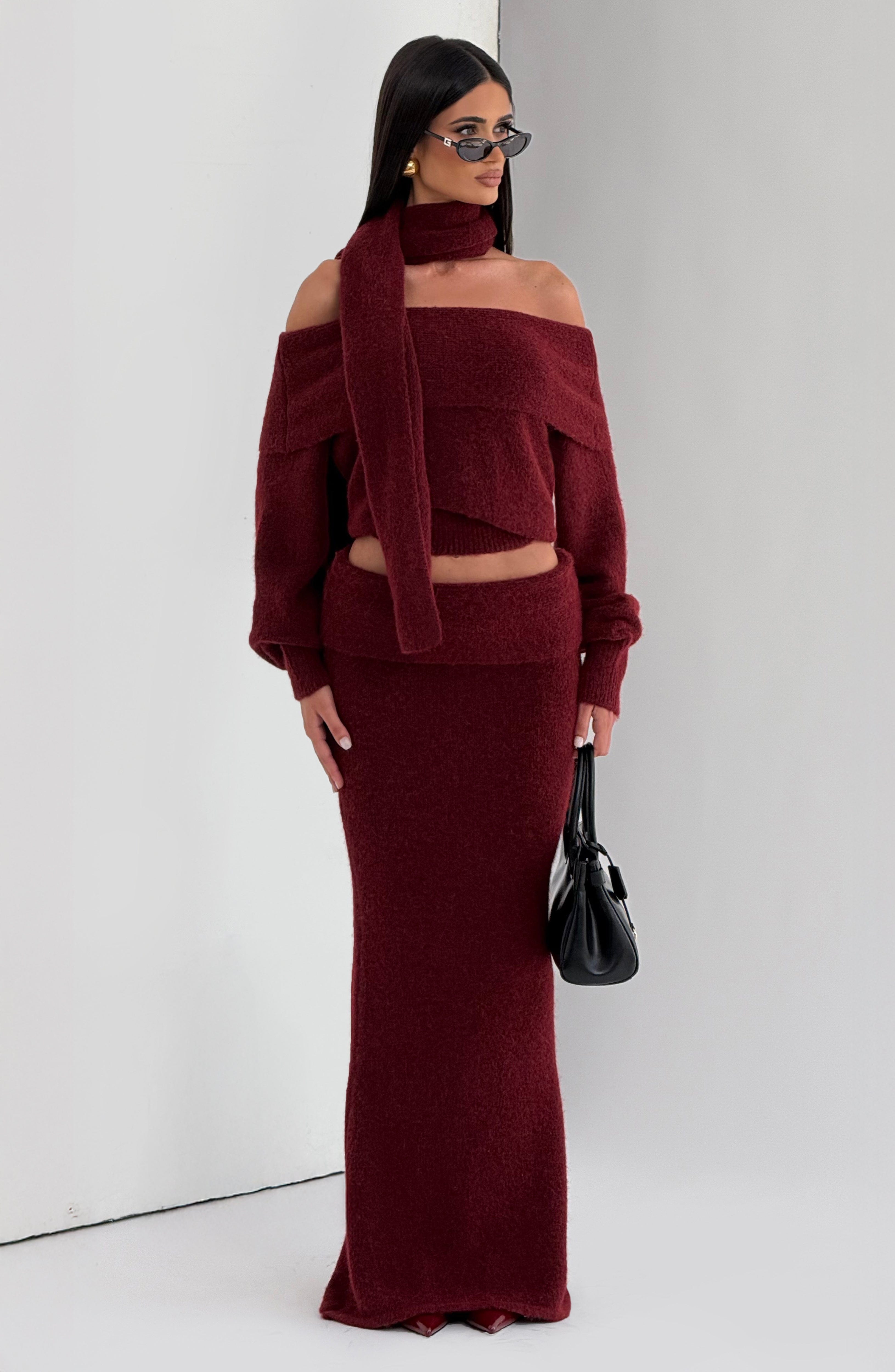 Bordo Andie Maxi Etek
