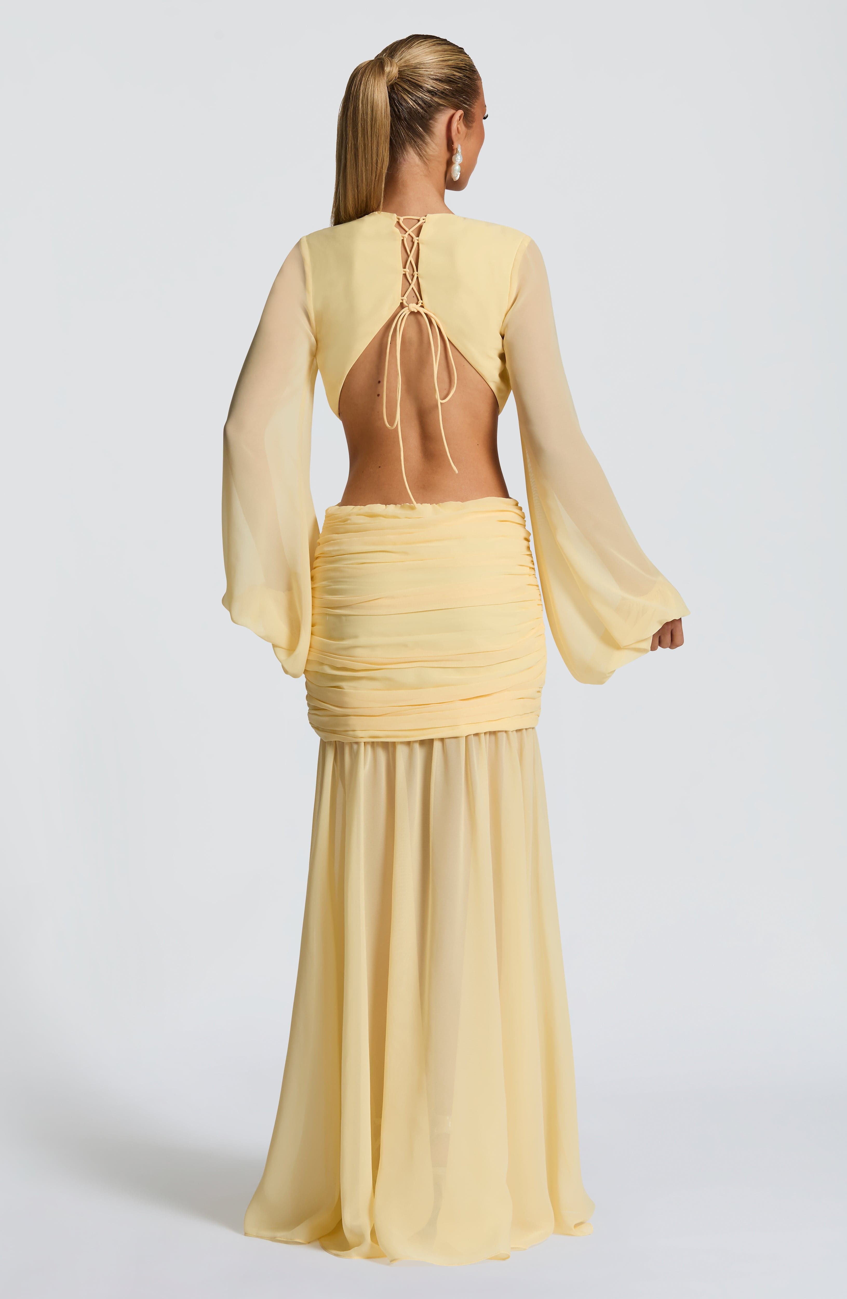 Andrina Limon Maxi Elbise